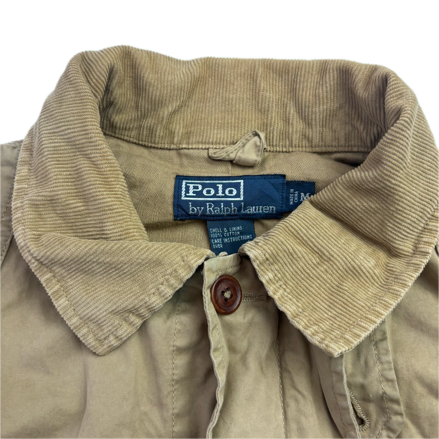 Polo Ralph Lauren Tan Barn Chore Jacket Hooded - M