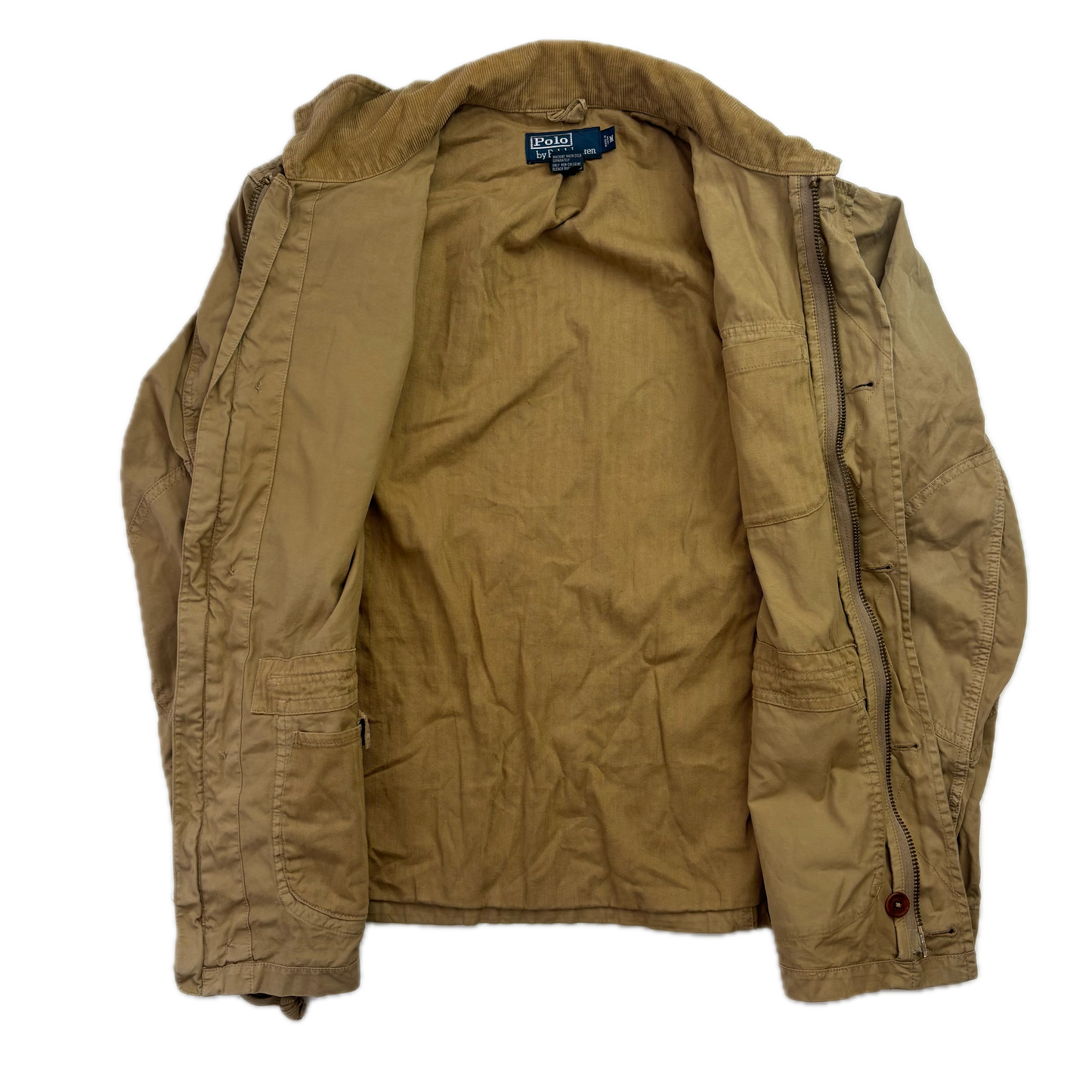 Polo Ralph Lauren Tan Barn Chore Jacket Hooded - M