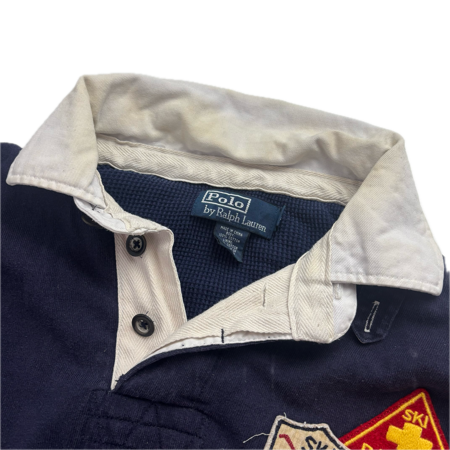 Polo Ralph Lauren Ski Patrol Hooded Rugby Shirt - S
