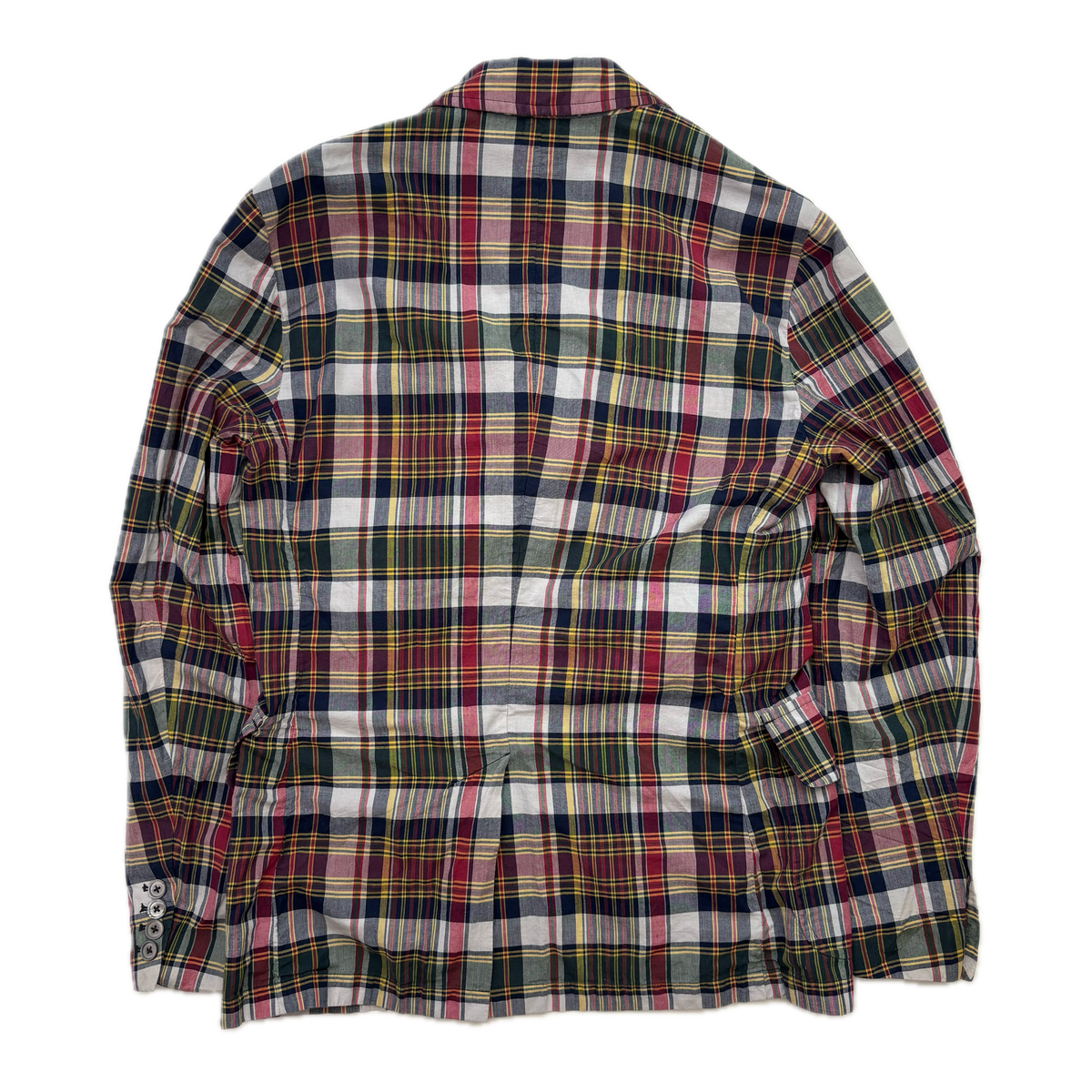 Polo Ralph Lauren Madras Plaid Blazer Sports Jacket (Cotton) -38R