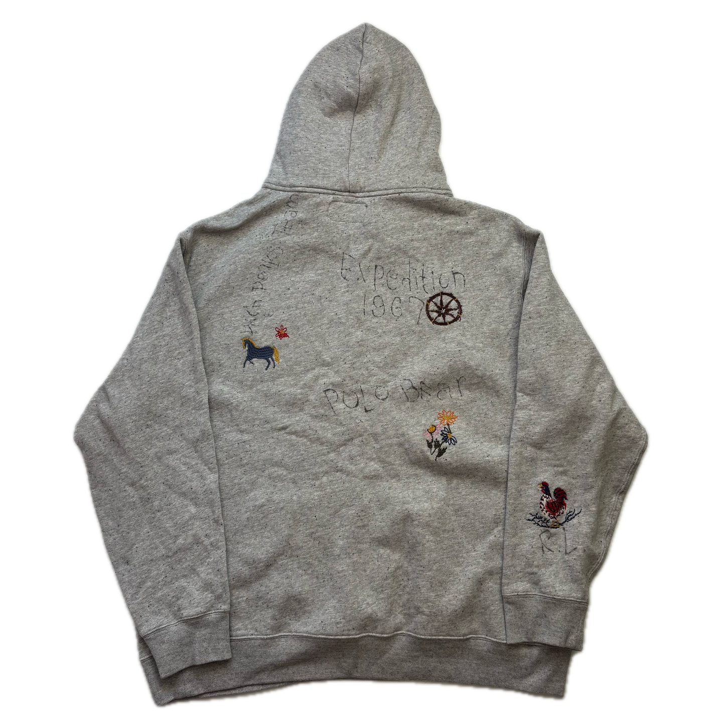 Polo Country Grey Bear Hoodie - XXL