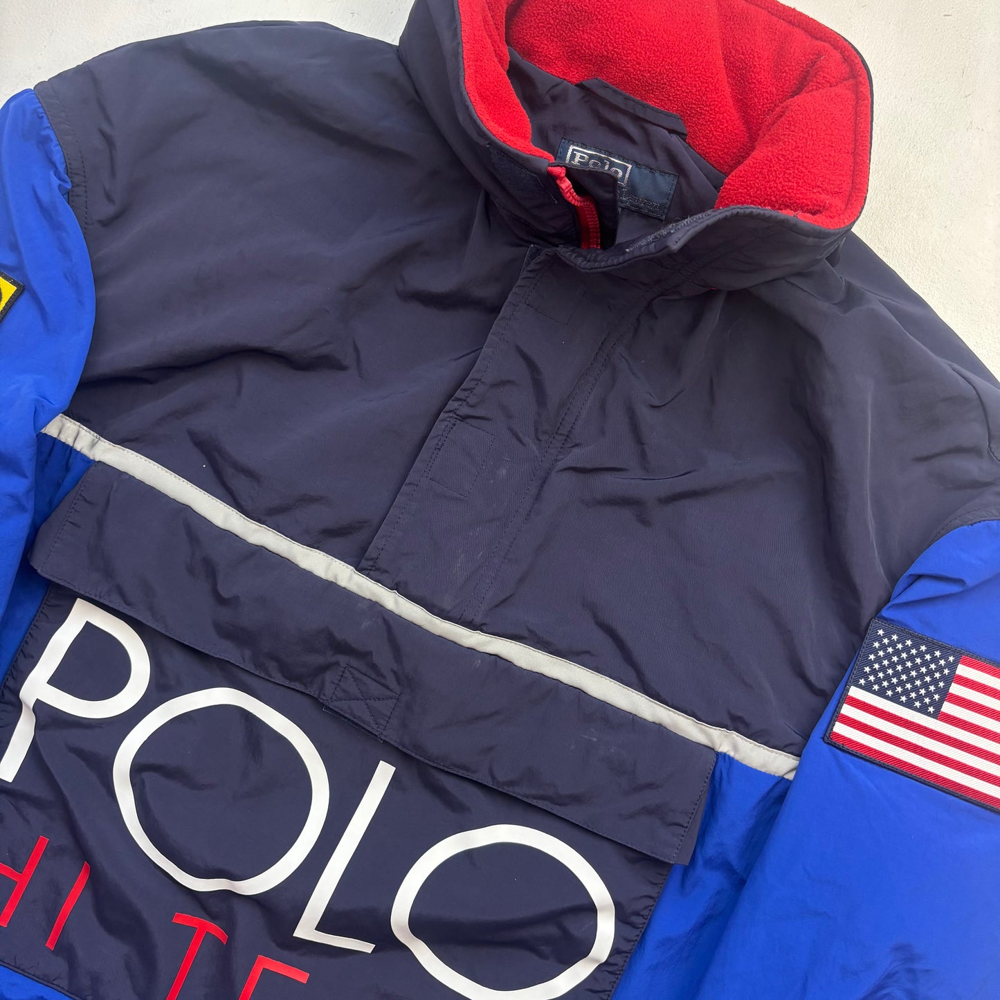 Polo Ralph Lauren Hi-Tech Quarter Zip Pullover Retro - XS