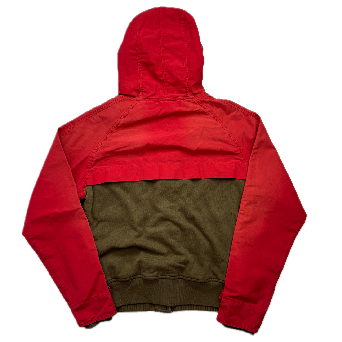 Polo Ralph Lauren Red Brown Mountain Parka Jacket Hooded - S