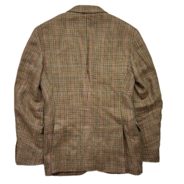 Polo Ralph Lauren Houndstooth Tweed Blazer Sports Coat (Silk Blend) - 38R
