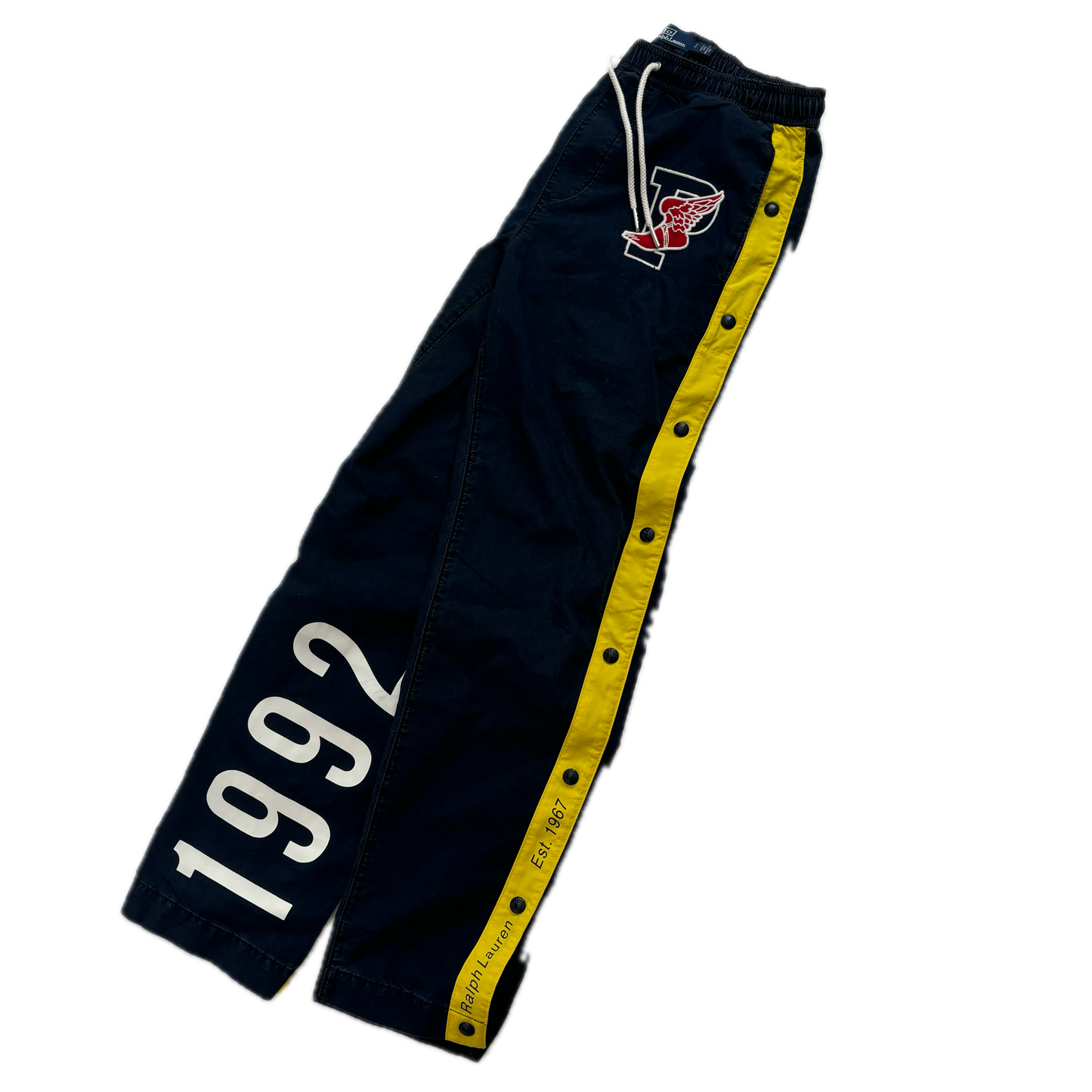 Navy P Wing 1992 Stadium Tear Away Track Pants Retro - S