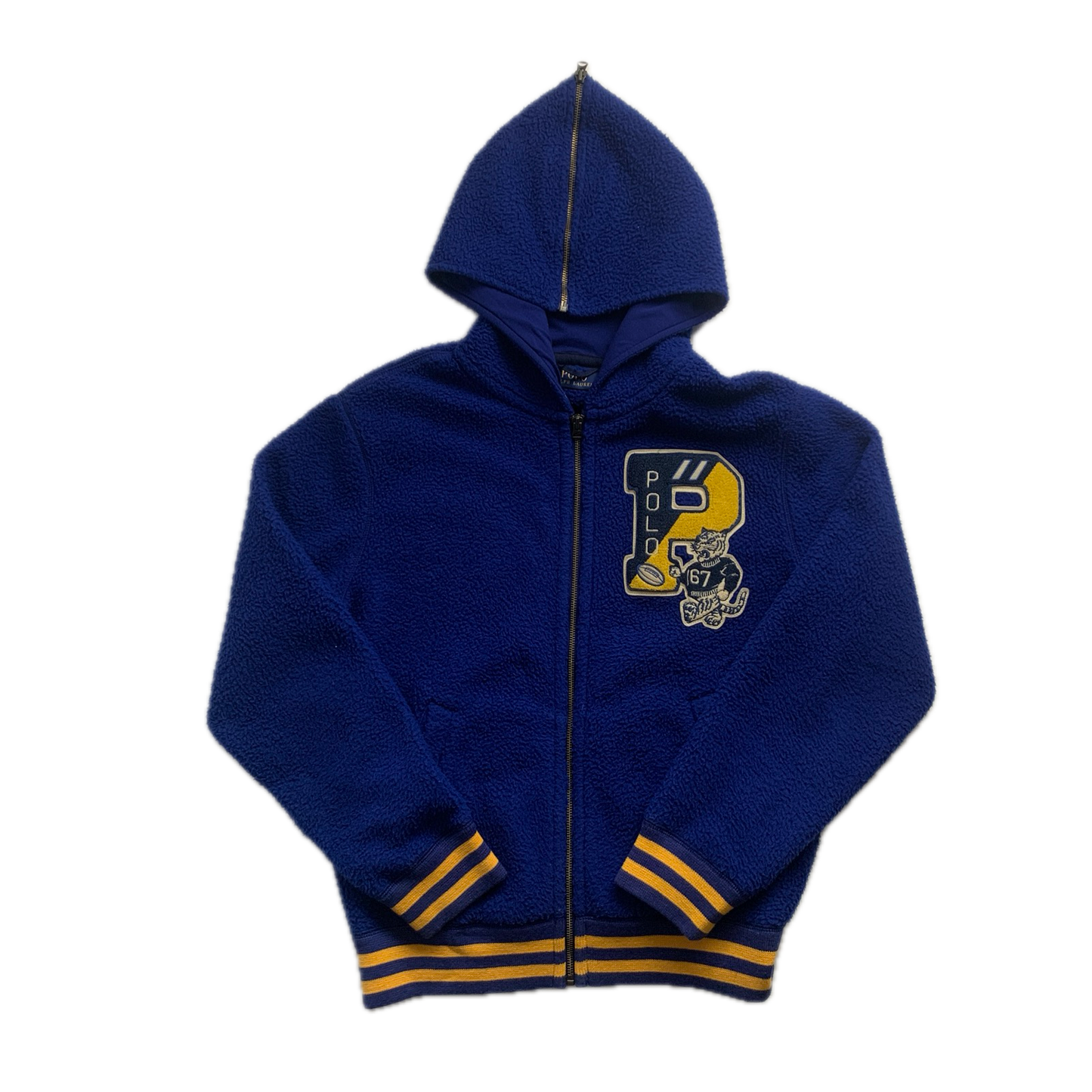 Blue Tigers Varsity Sherpa Fleece Hoodie Collegiate - S