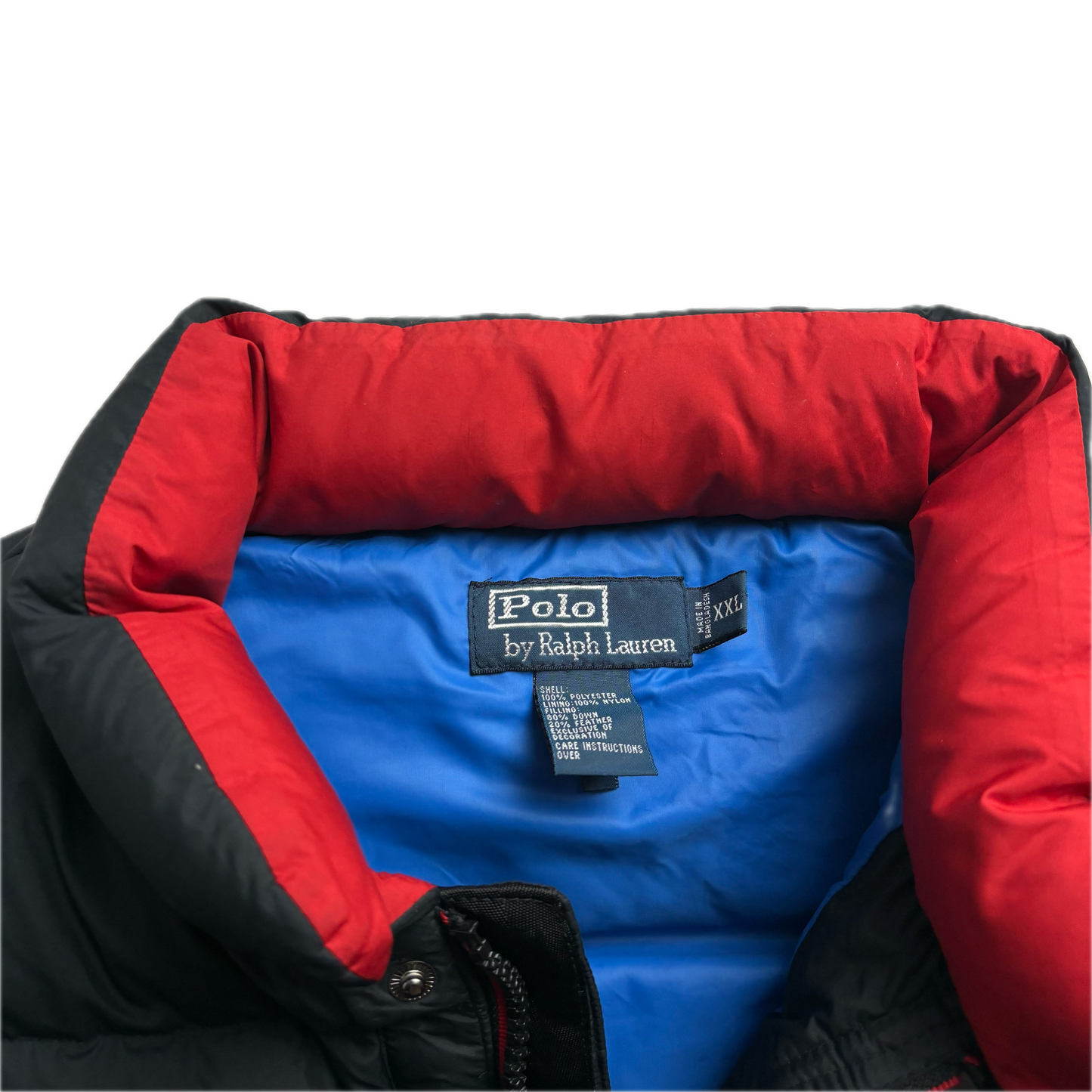Black USA Winter Event Puffer Gilet Down Vest - XXL