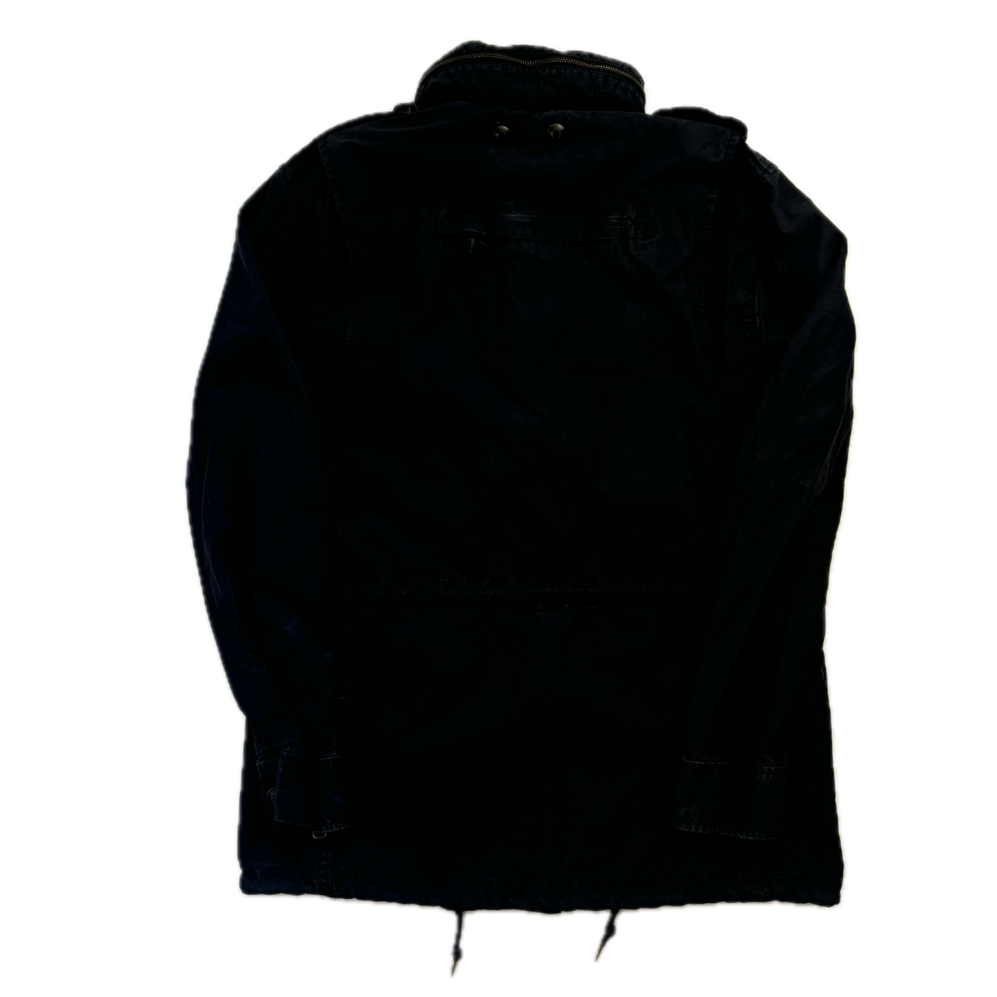 Black Military Utility Jacket - S