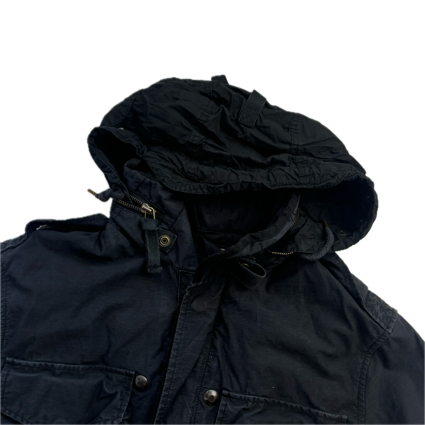 Black Military Utility Jacket - S