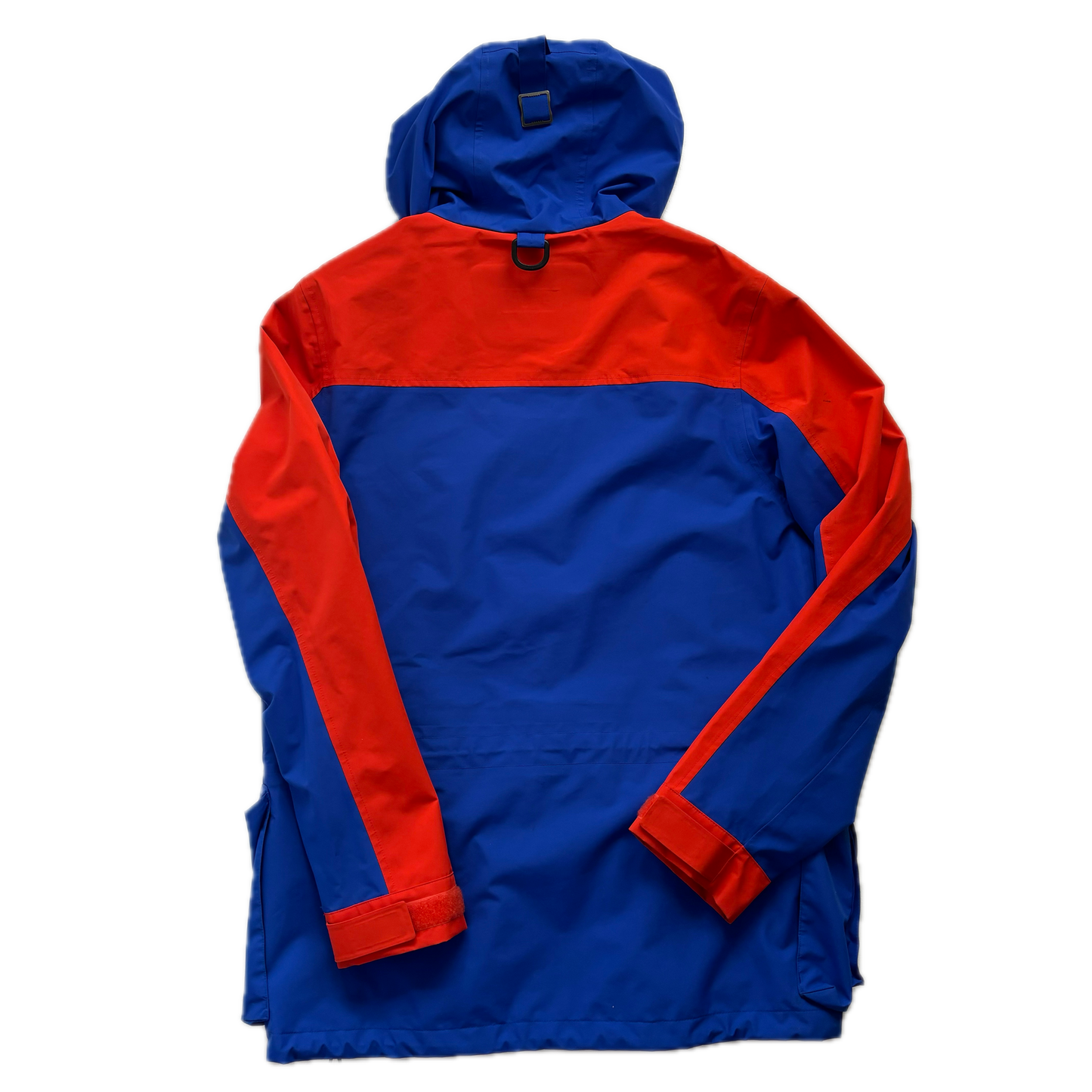 Blue Orange Polo Hi-Tech Retro Raincoat Blue Orange Waterproof Jacket - S