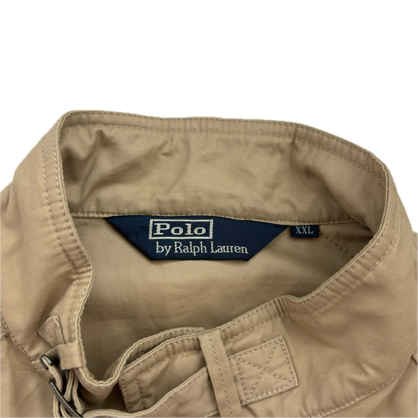 Belted Beige Safari Jacket - XXL