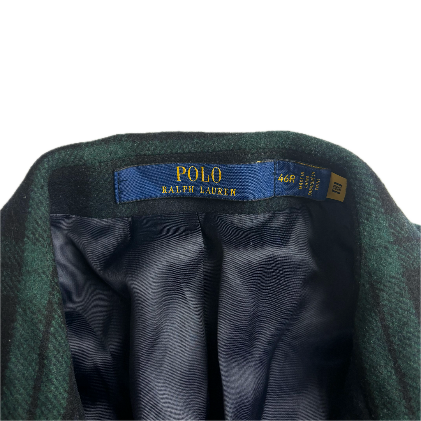 BlackWatch Green Navy Tartan Blazer Sports Coat - 46R