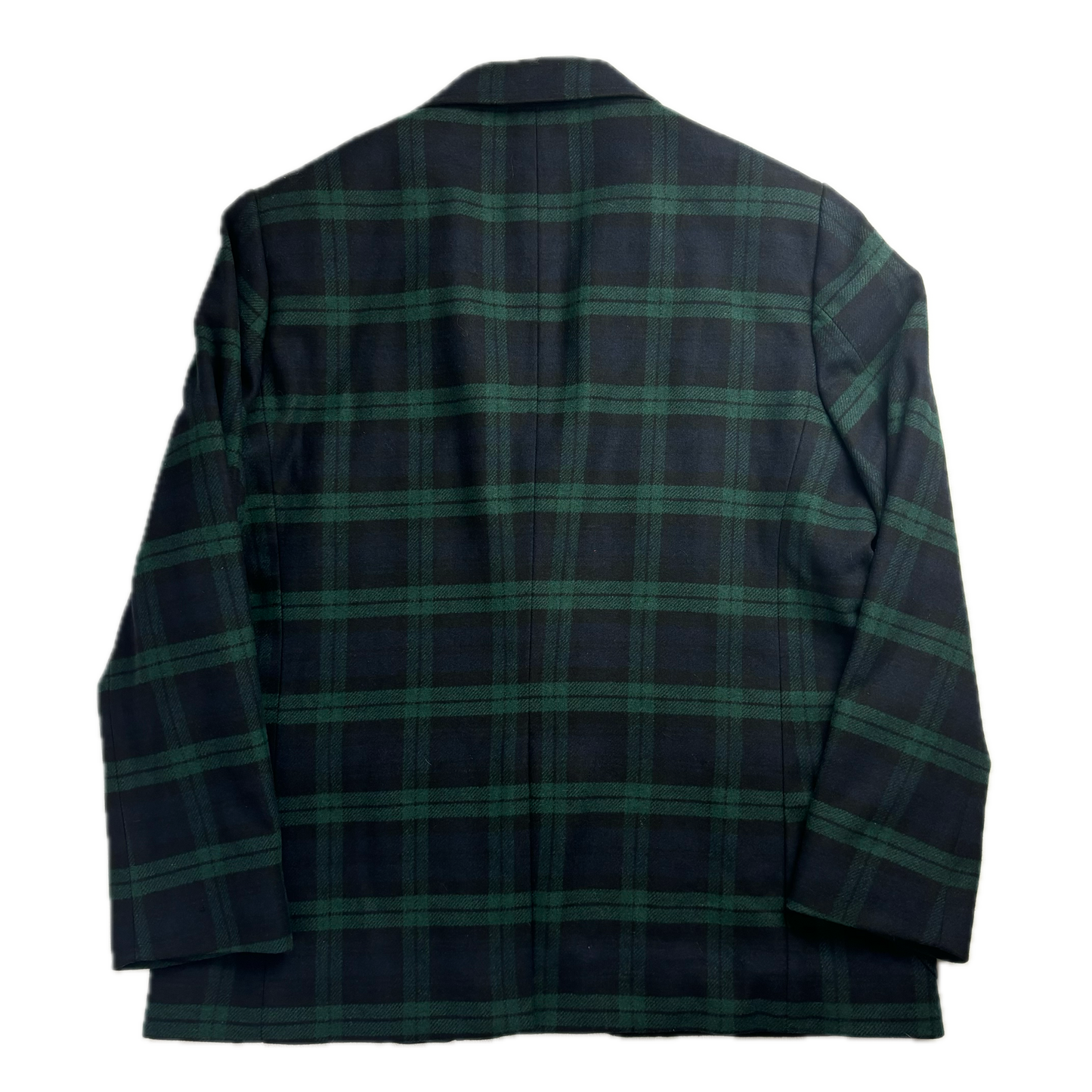 BlackWatch Green Navy Tartan Blazer Sports Coat - 46R