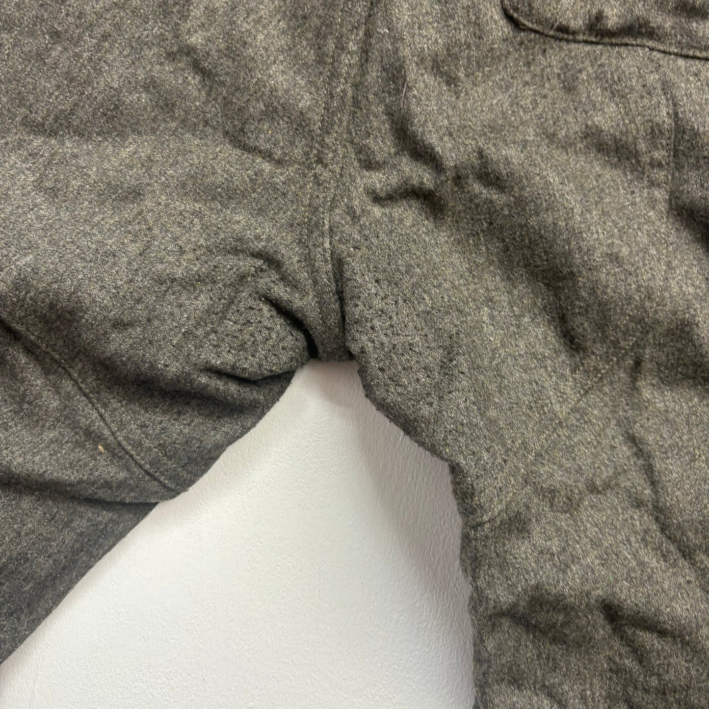 Grey Cargo Trouser Utility Pants (Wool Nylon) - 34x36