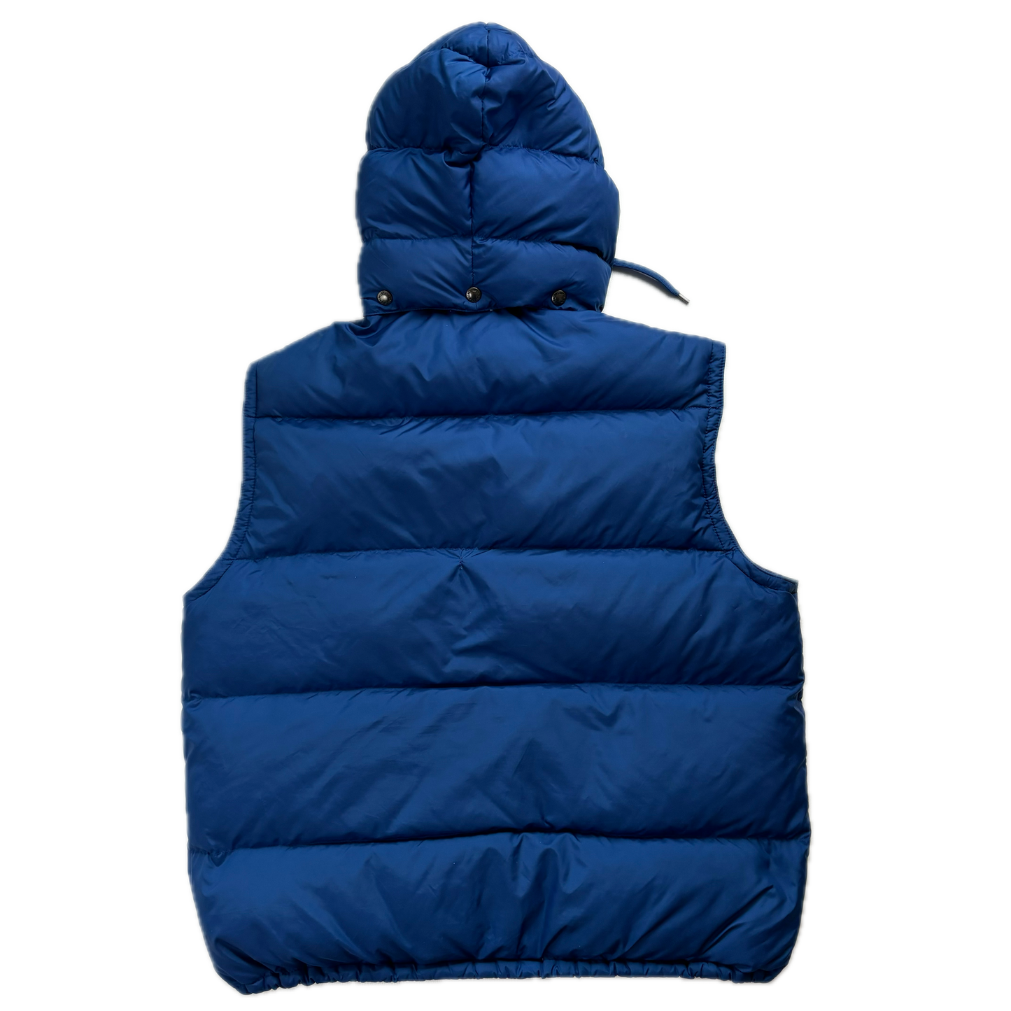 Blue Hooded Body Warmer Gilet Down Vest -XL