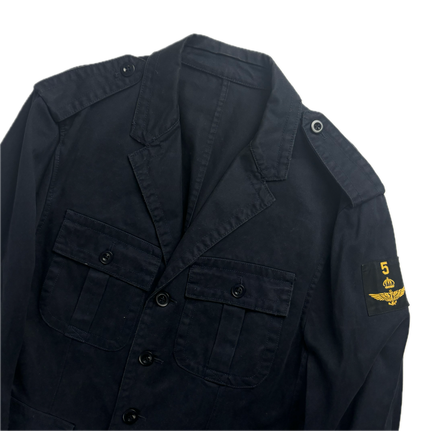 Polo Ralph Lauren Navy Military Blazer Sports Jacket - L