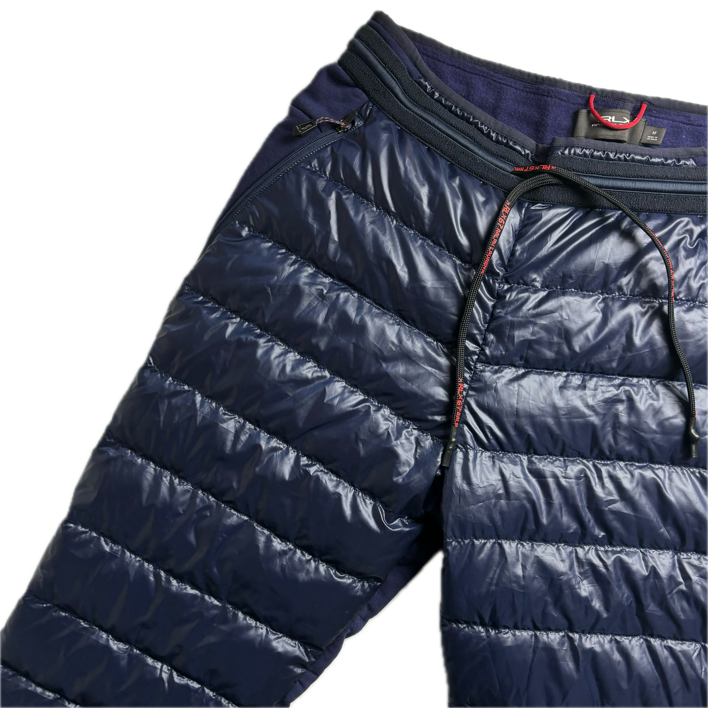 RLX Navy Puffer Trousers Hybrid Joggers - M