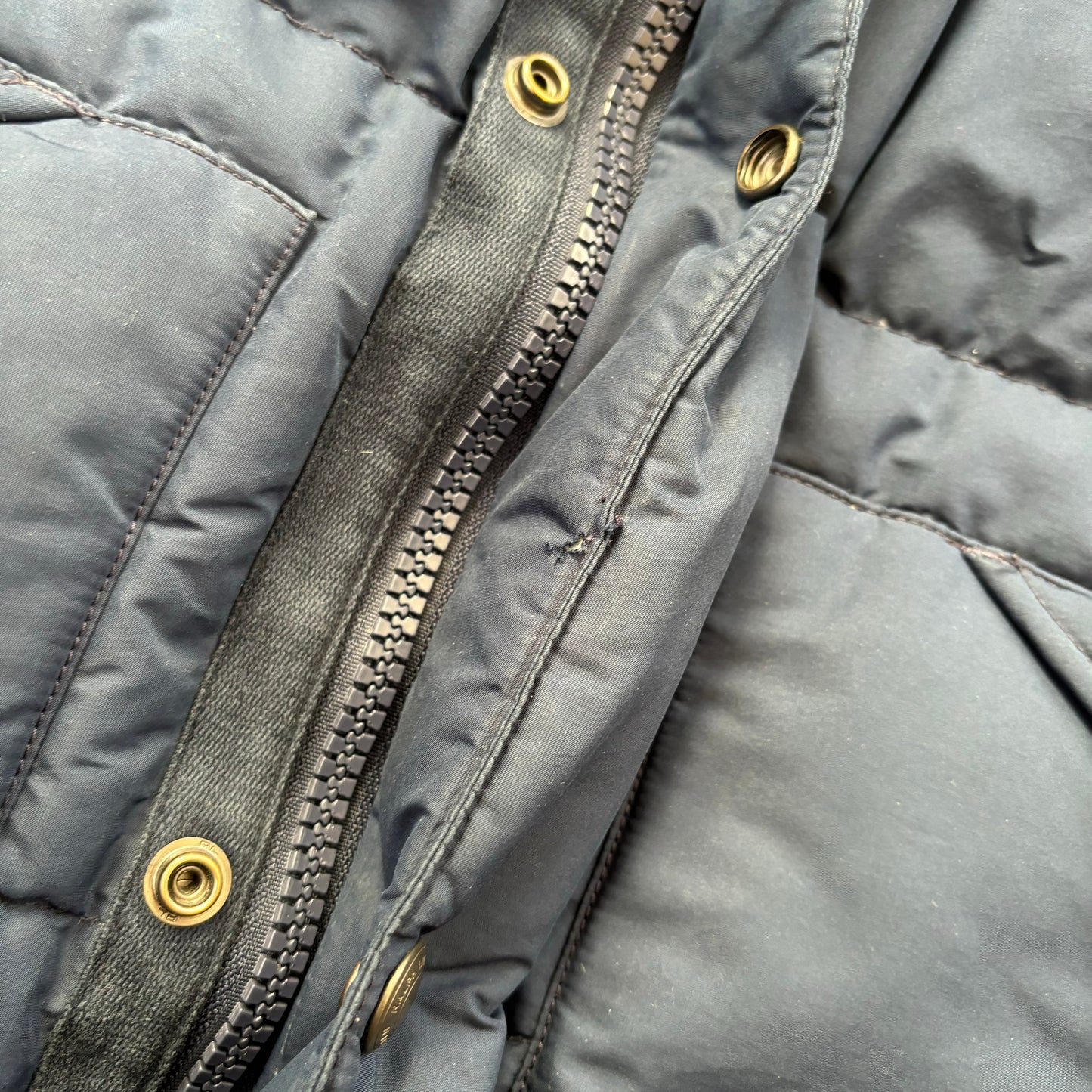 Polo Ralph Lauren Navy Puffer Jacket Down Coat - M