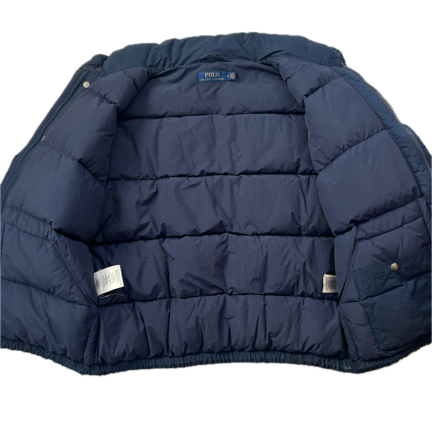 Polo Ralph Lauren Navy Puffer Jacket Down Coat - M