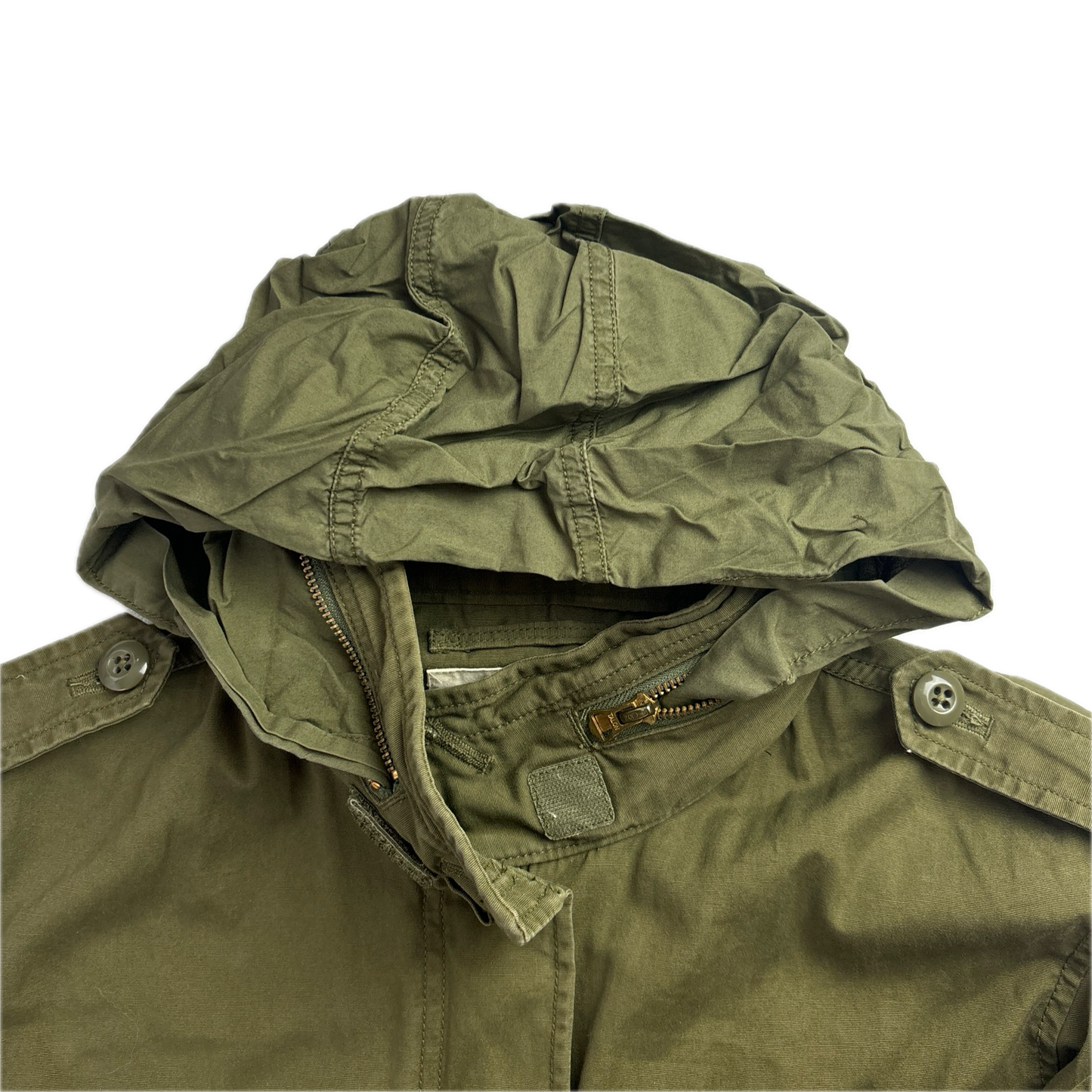 Denim & Supply Green Military Parka - M