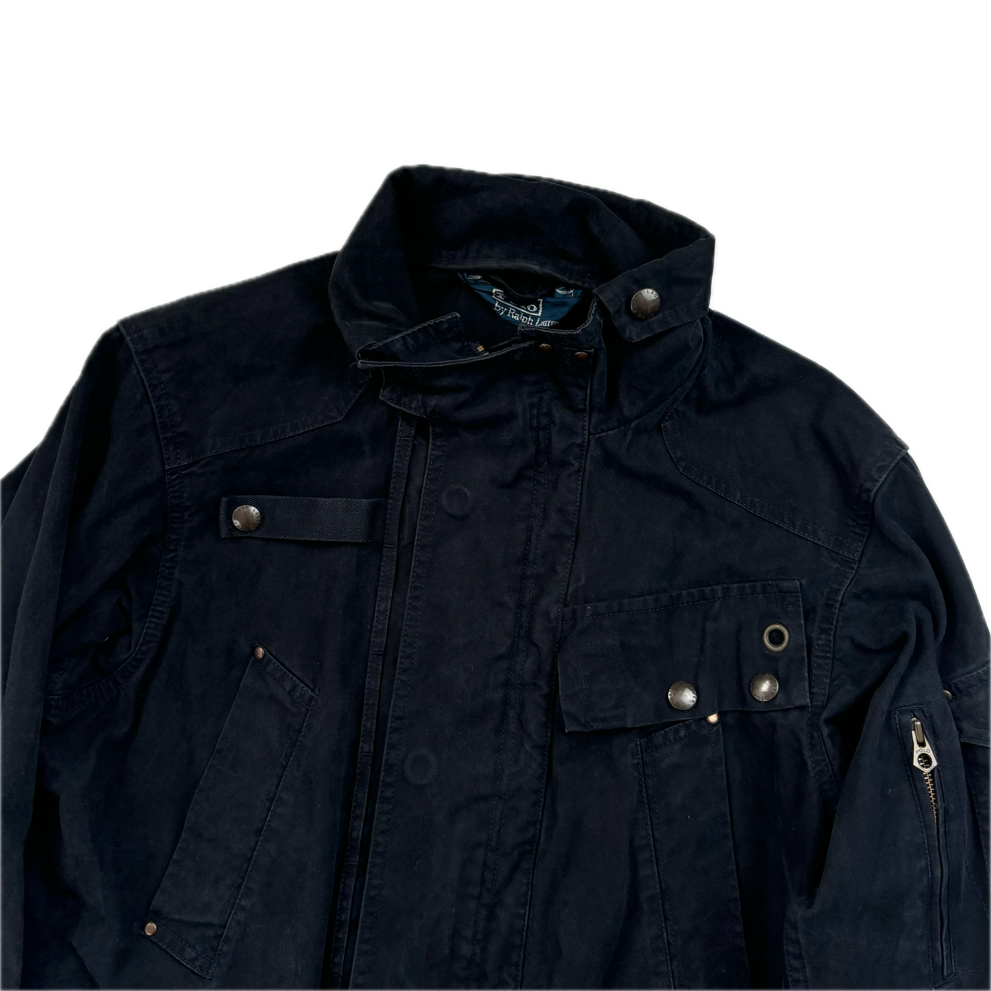 Polo Ralph Lauren Navy Blue Utility Jacket Military - M