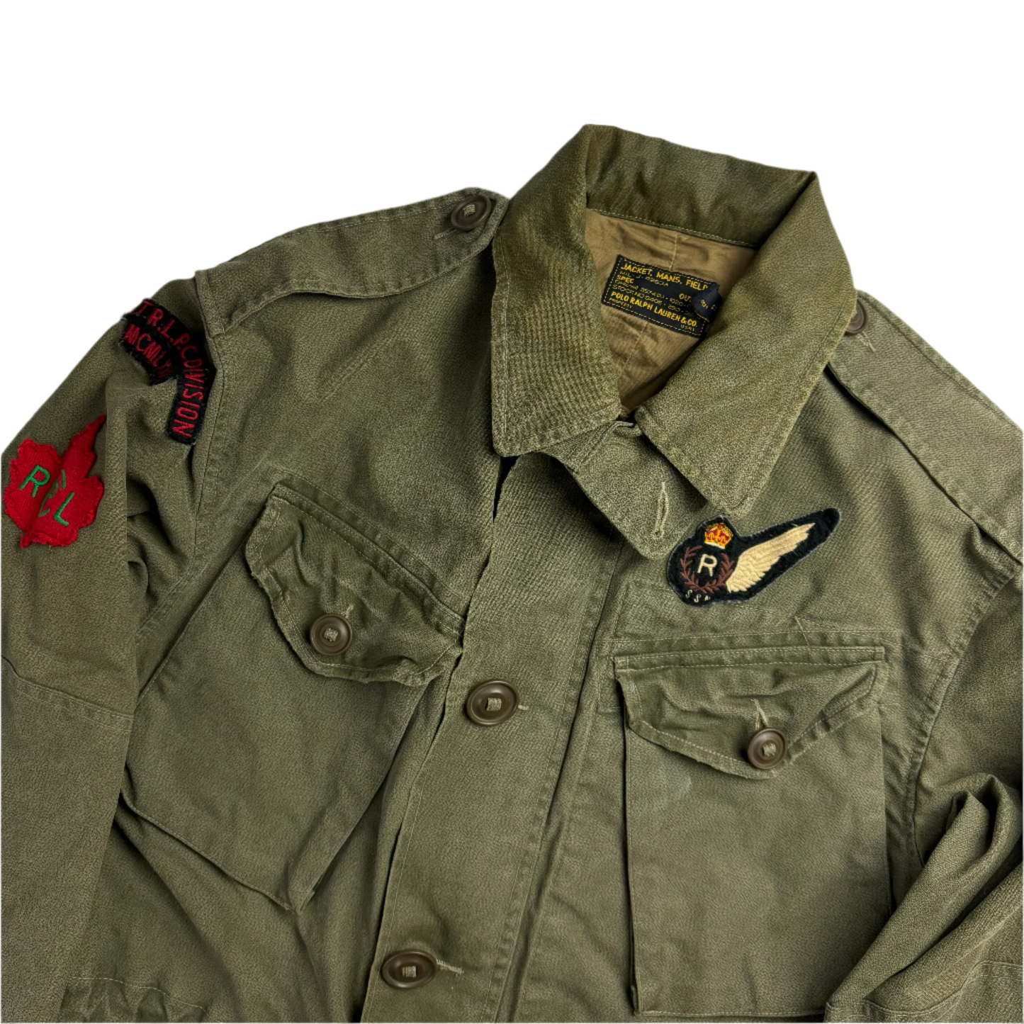 Green Military Parka - S