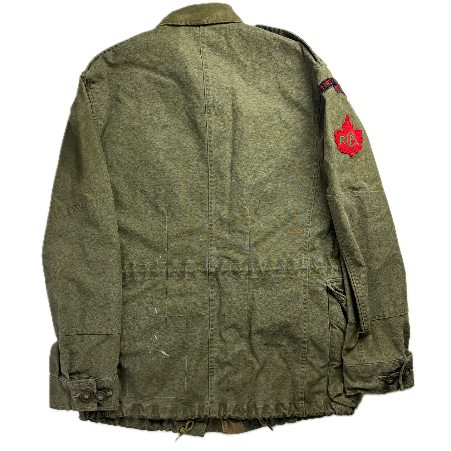 Green Military Parka - S