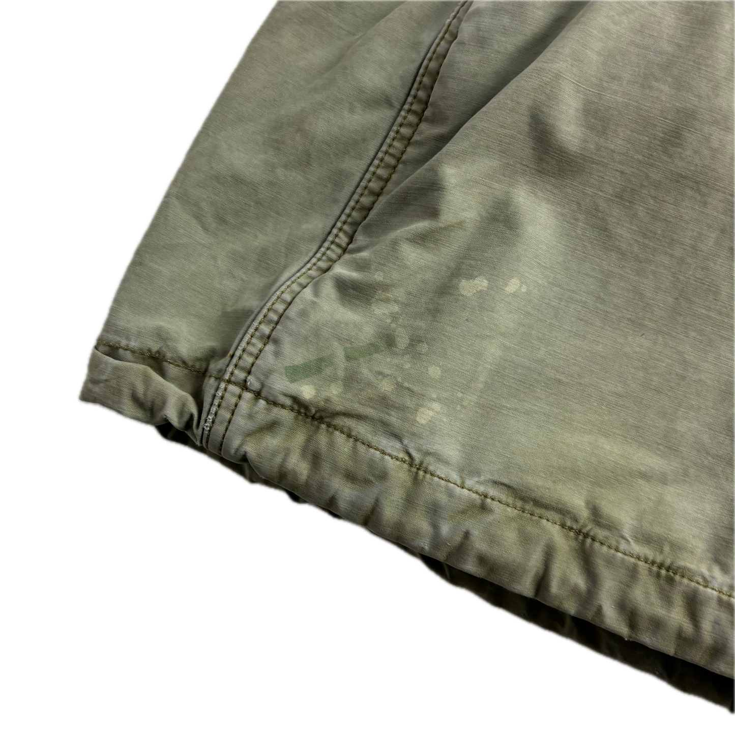 Light Green Military Parka - XL