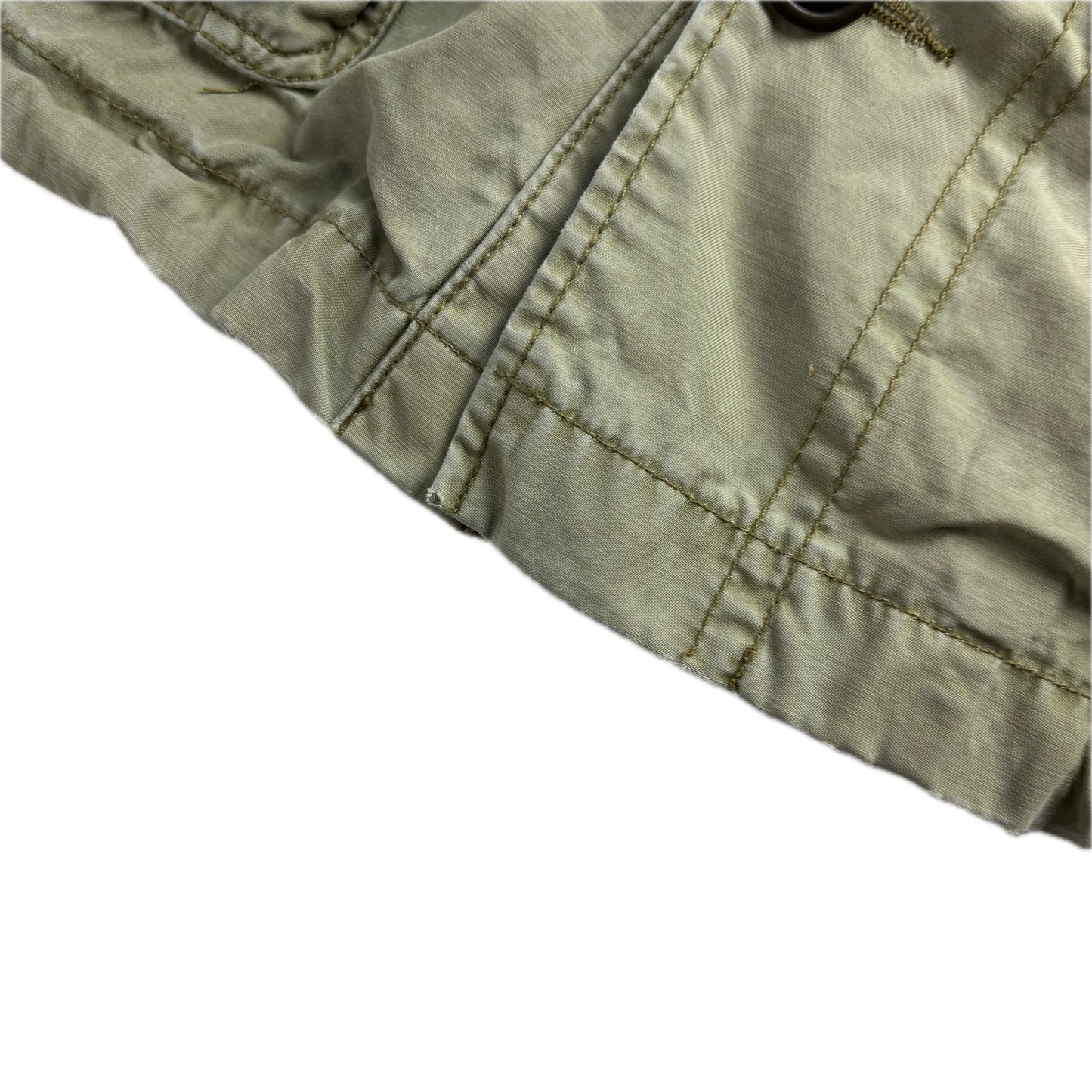 Light Green Military Parka - XL