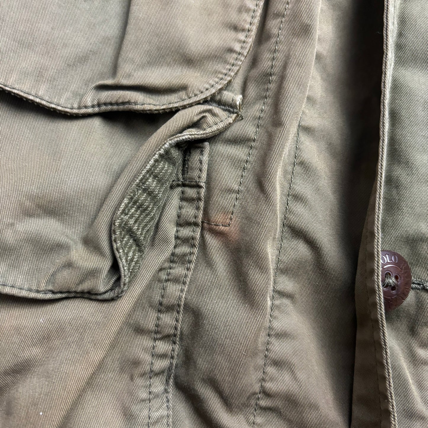 Khaki Barn Chore Jacket - S