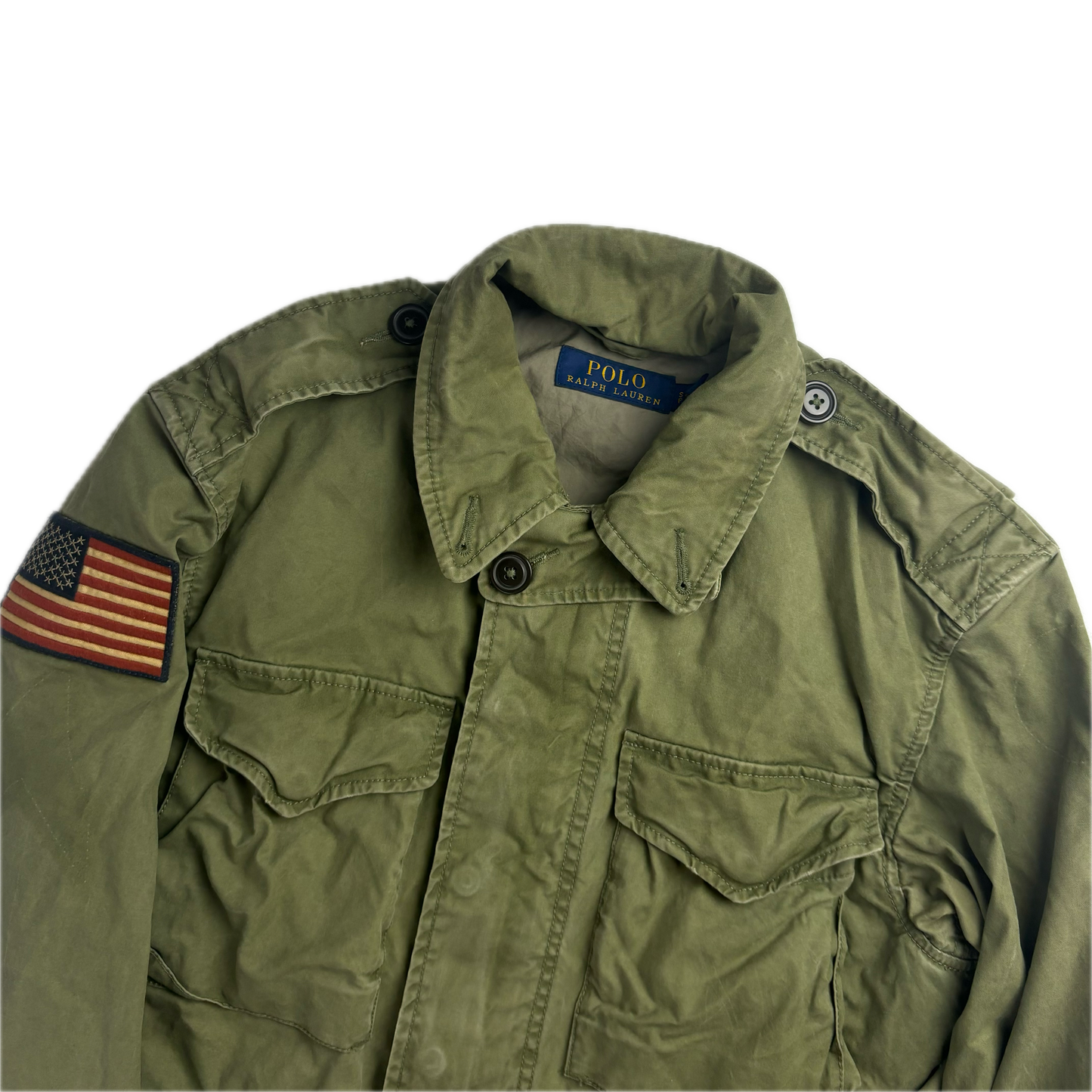 Green Military Parka - S