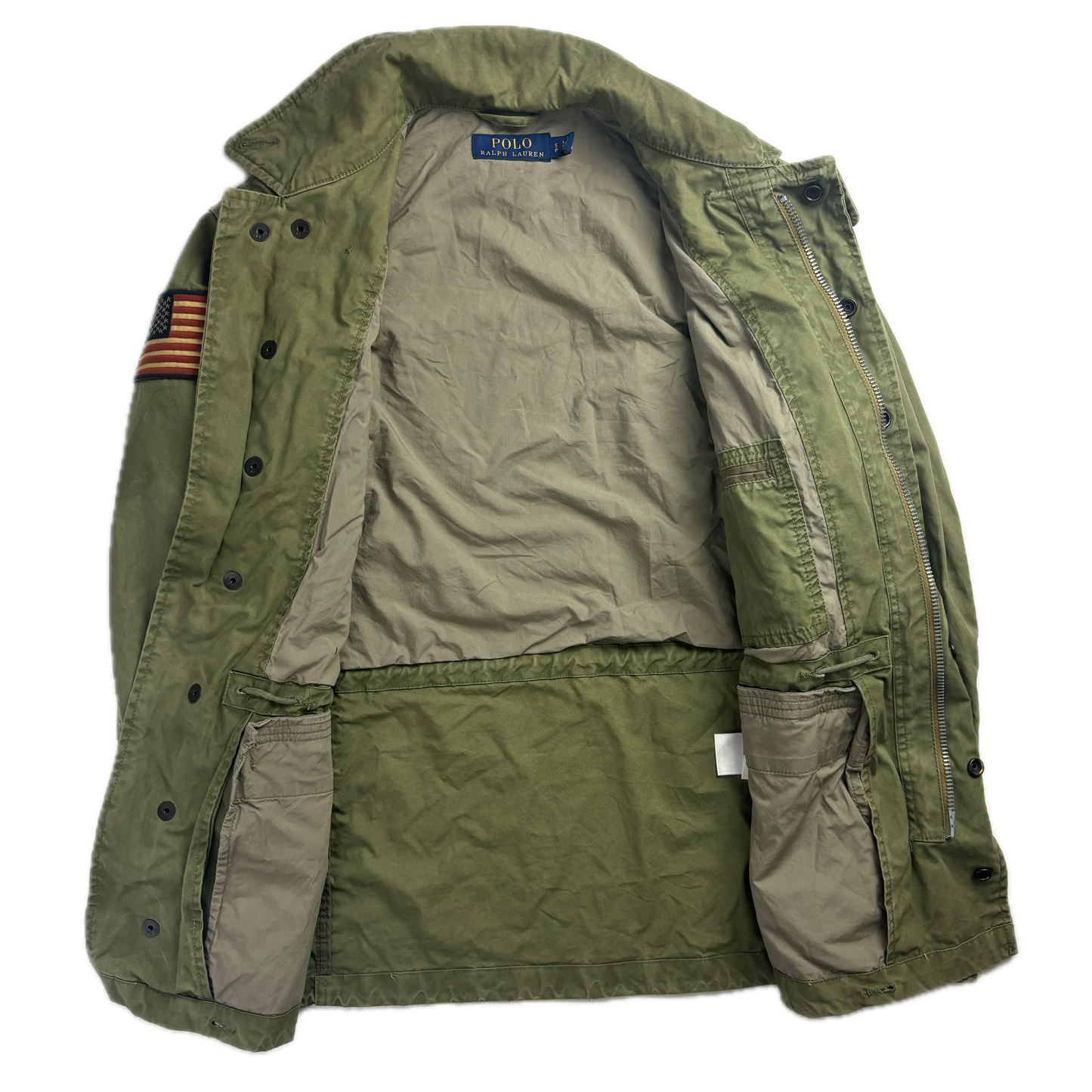 Green Military Parka - S