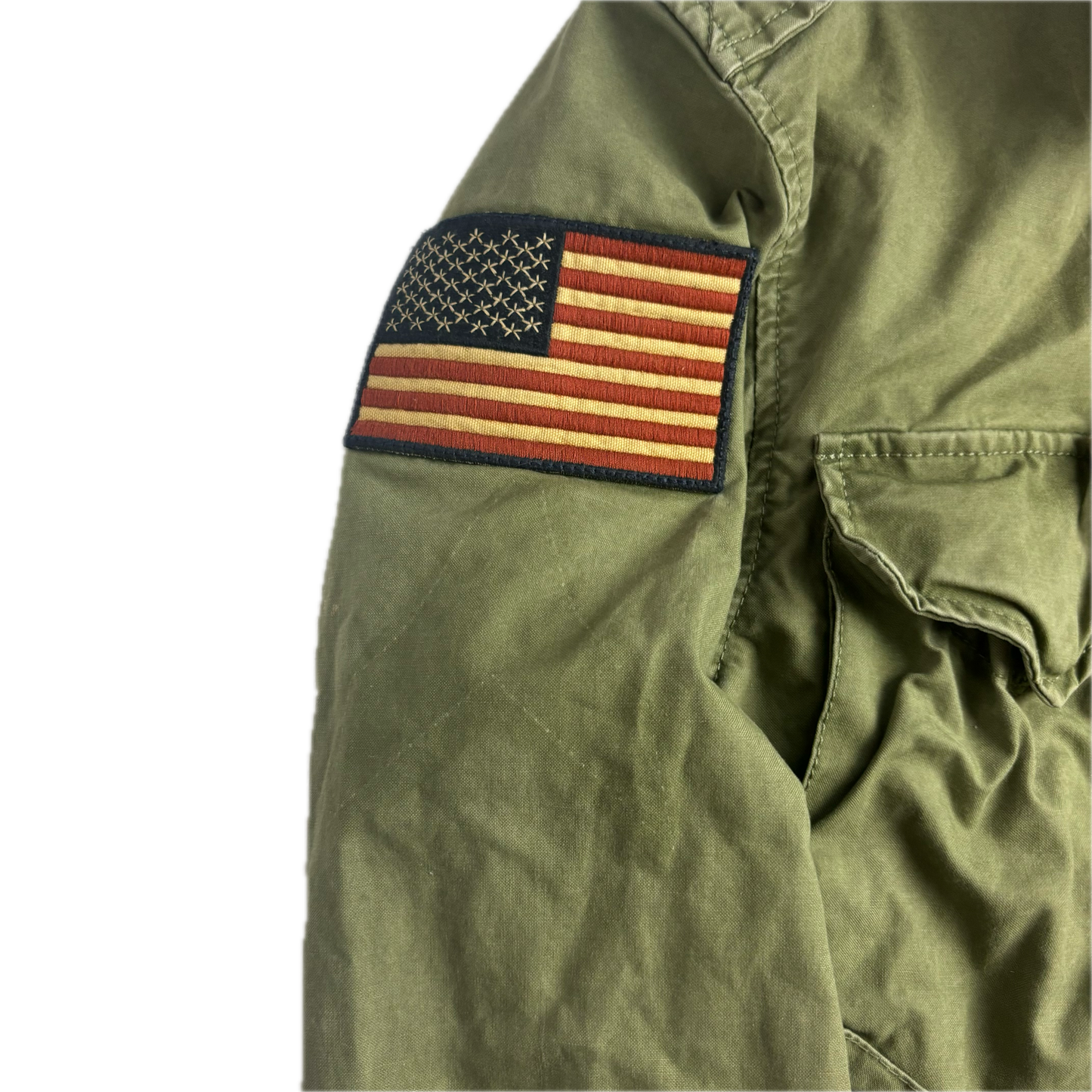 Green Military Parka - S