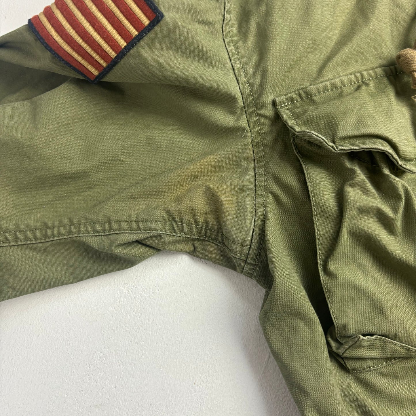 Green Military Parka - S