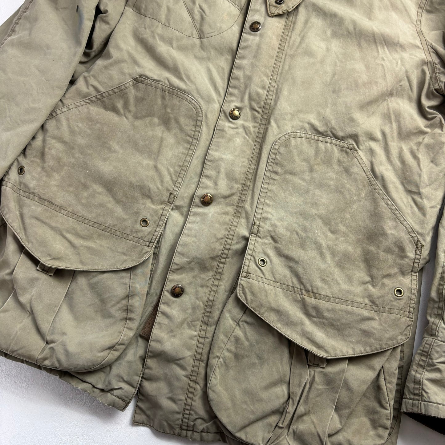 Khaki Shooting Jacket Coat - S