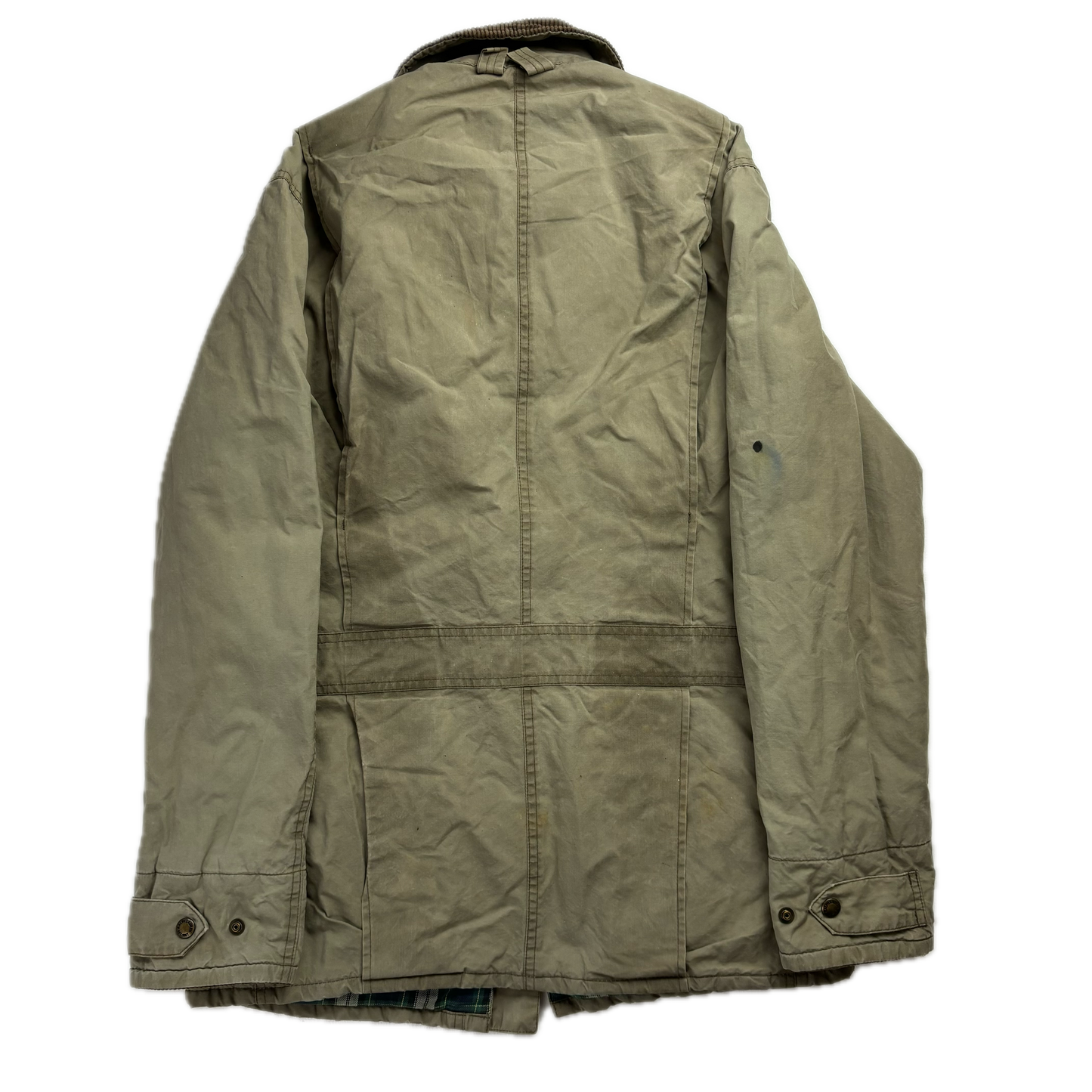 Khaki Shooting Jacket Coat - S