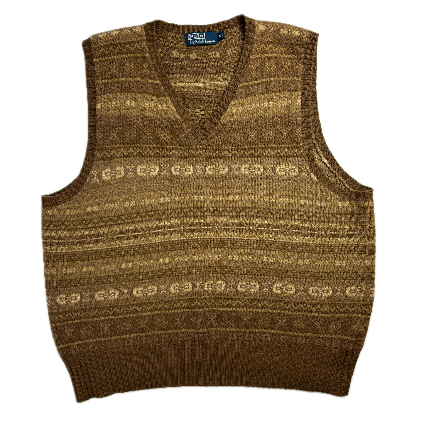 Polo Ralph Lauren Cotton Cashmere Fairisle Vest