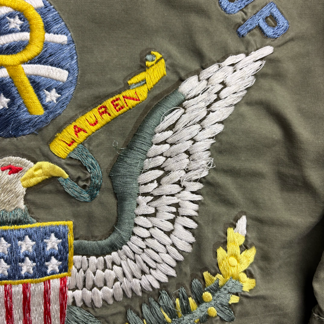 388 Strike Group Eagle Military Parka Jacket - M