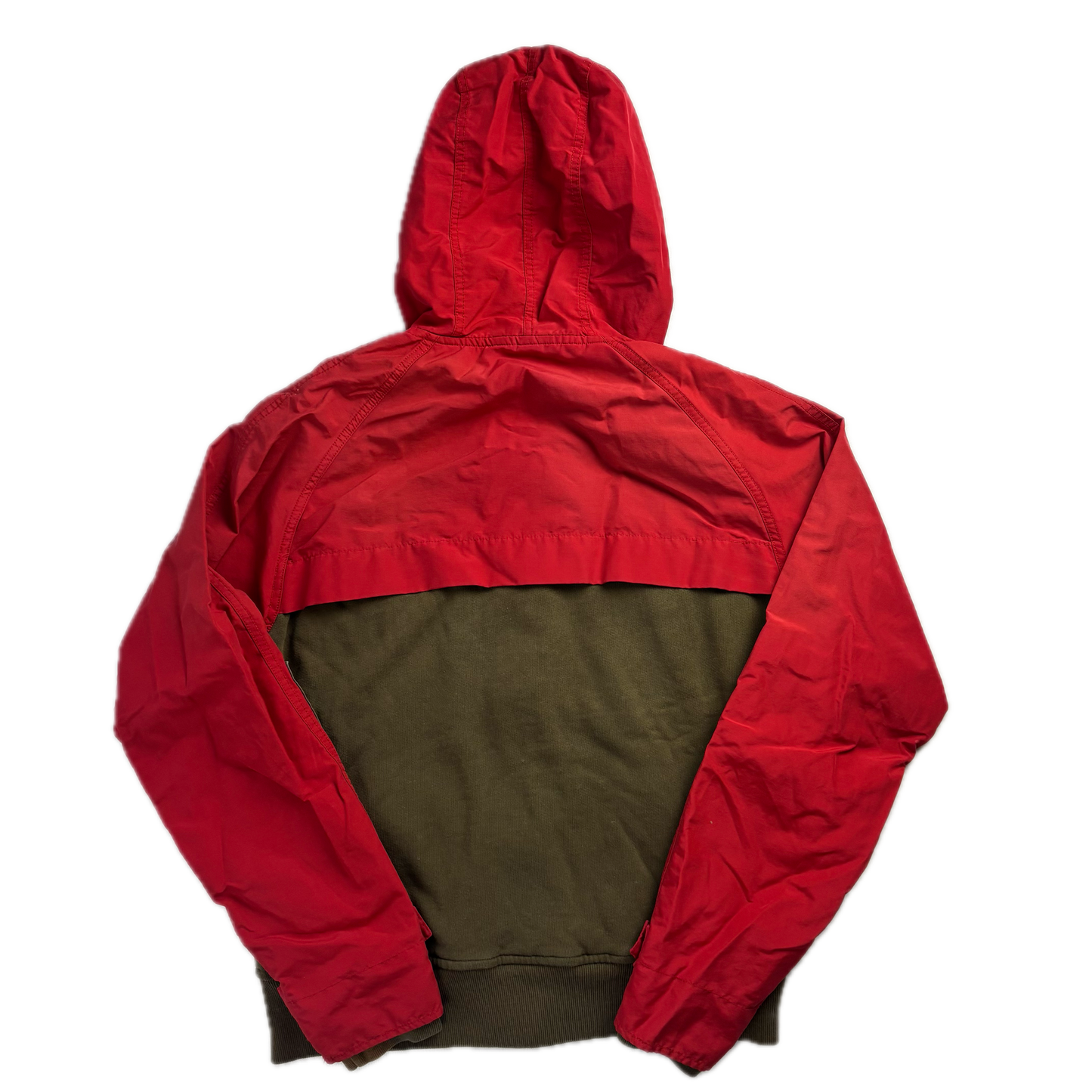 Red Brown Mountain Parka Jacket Hooded - M