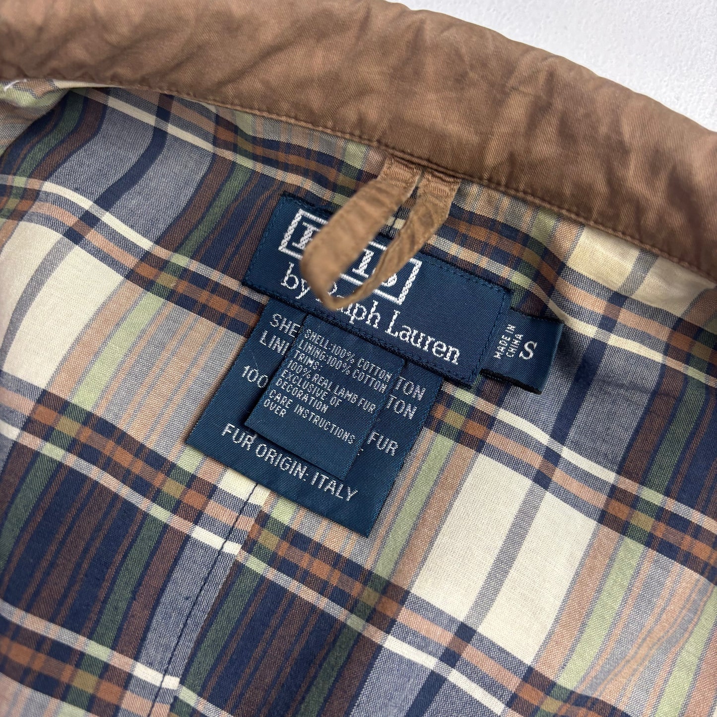 Tan Wading Utility Cargo Jacket - S