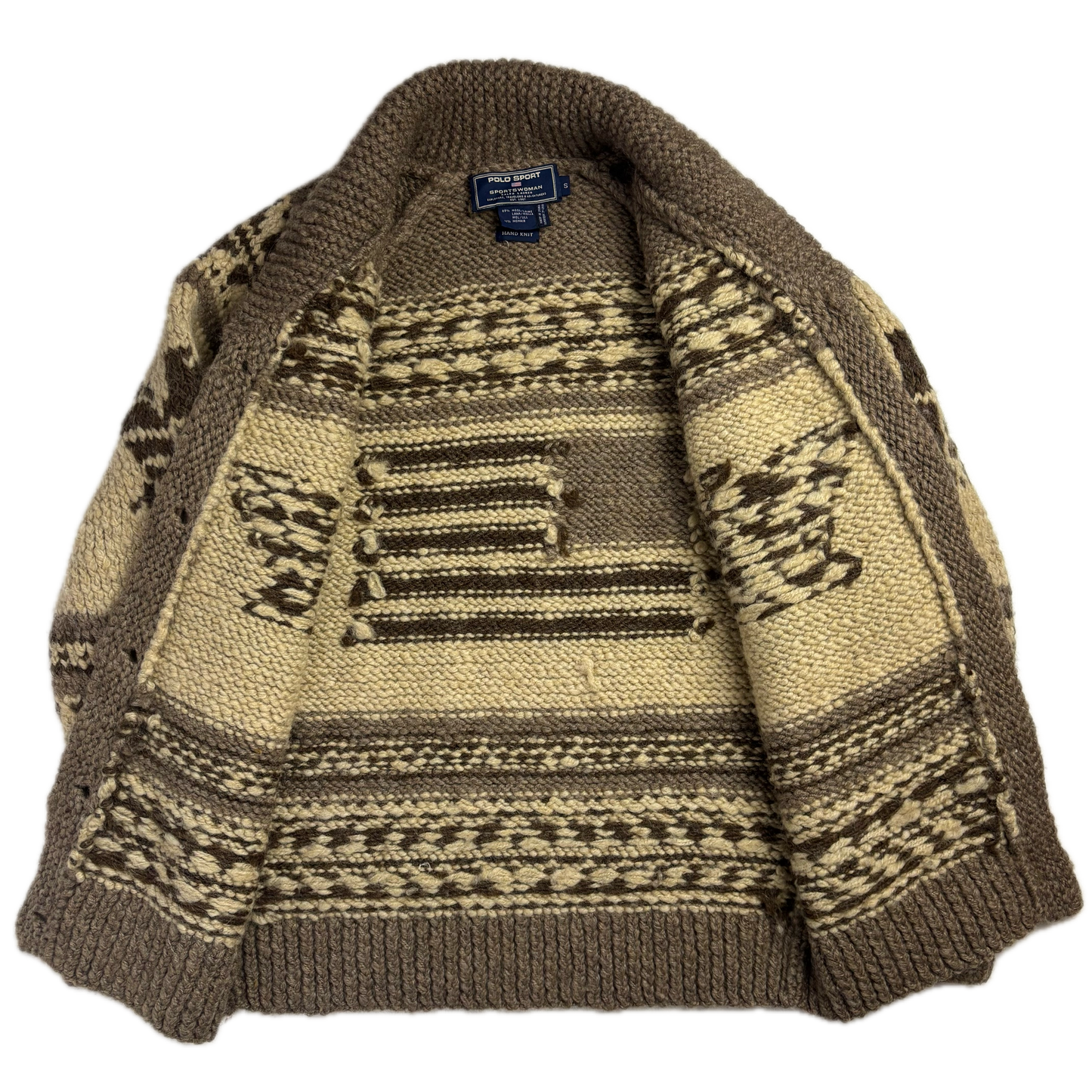 Polo Sportswoman Cowichan Cardigan Hand Knit - S