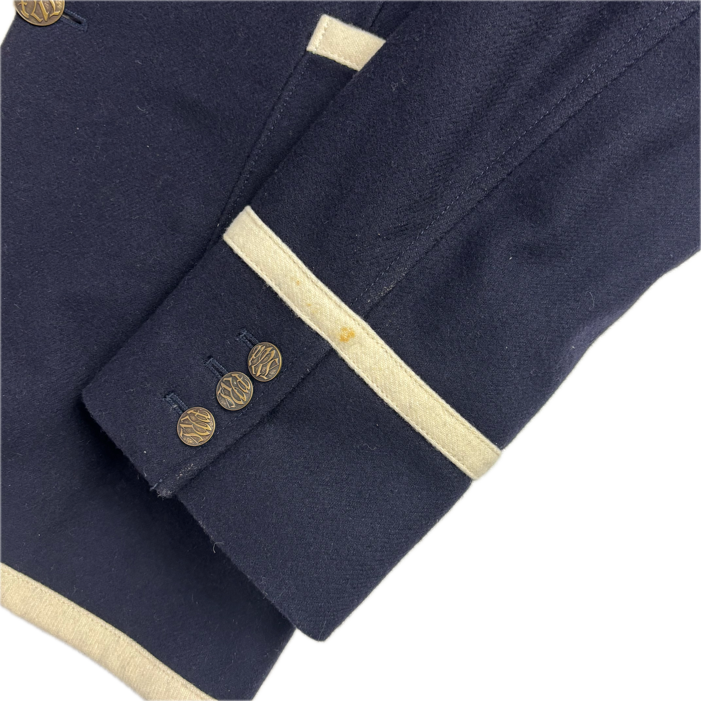 Navy Crest Sports Jacket Blazer - 44R