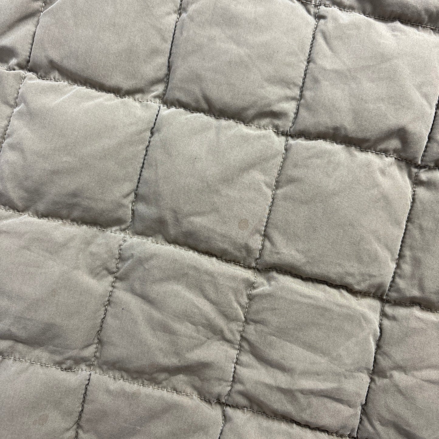Beige Quilted Puffer Vest Gilet Hunting - M