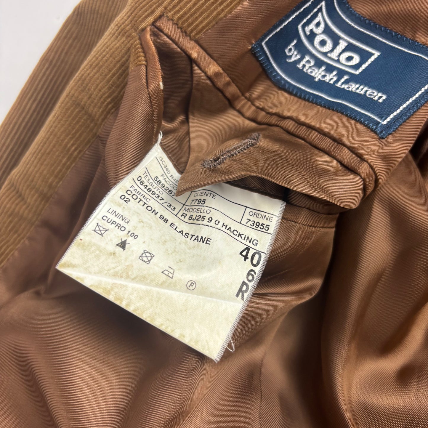 Brown Corduroy Blazer Sportscoat - 40R