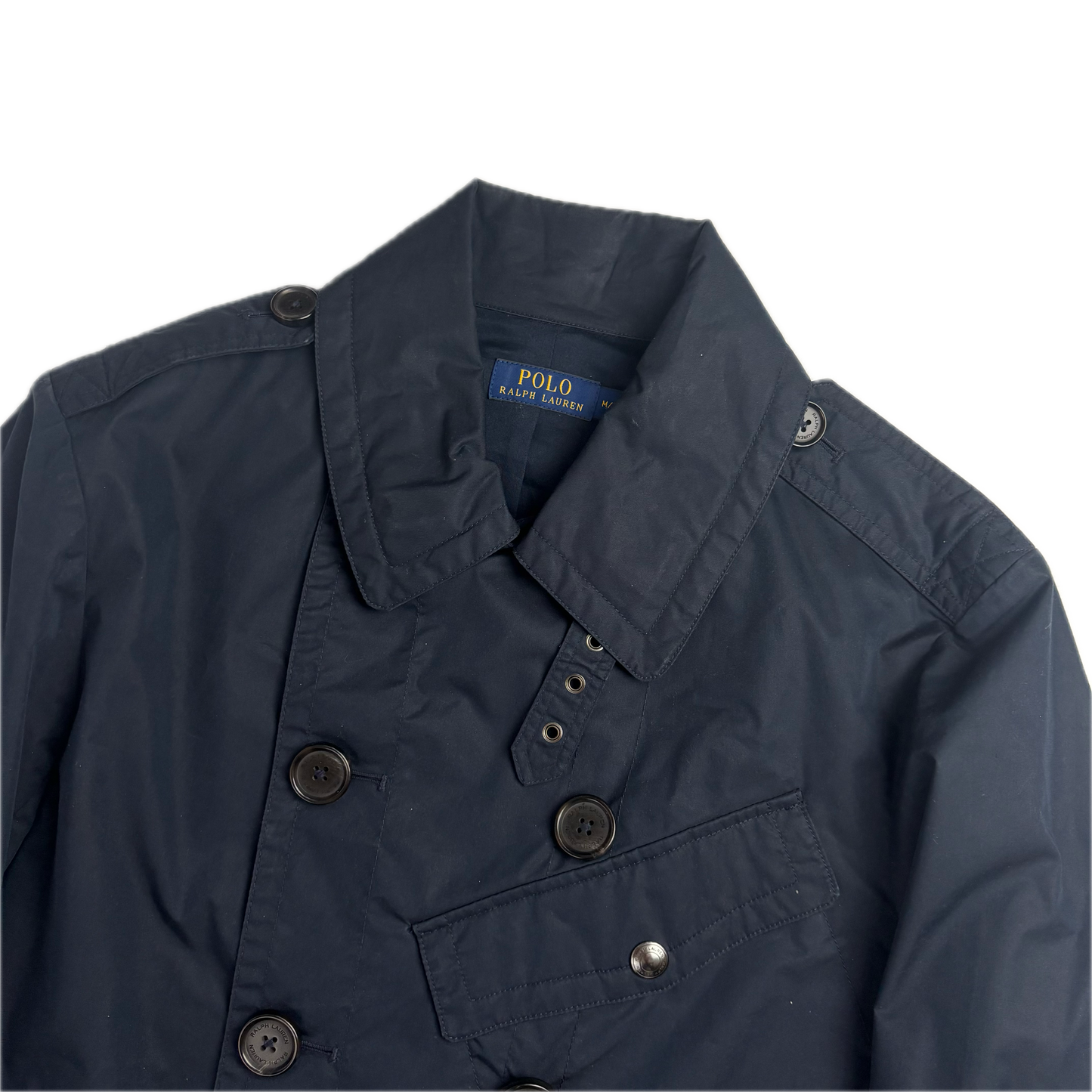 Polo Ralph Lauren Double Breasted Rain Coat Trench - M