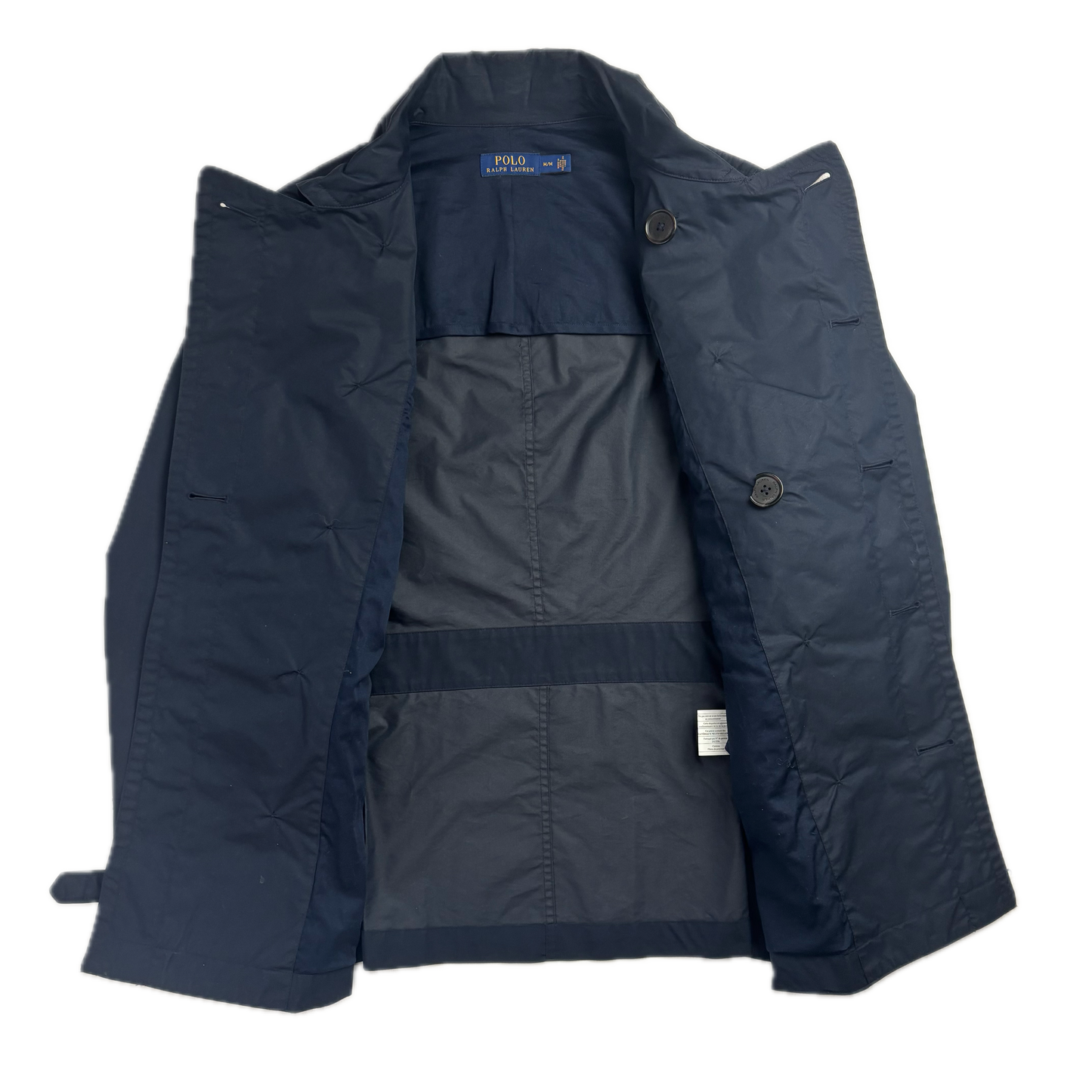 Polo Ralph Lauren Double Breasted Rain Coat Trench - M