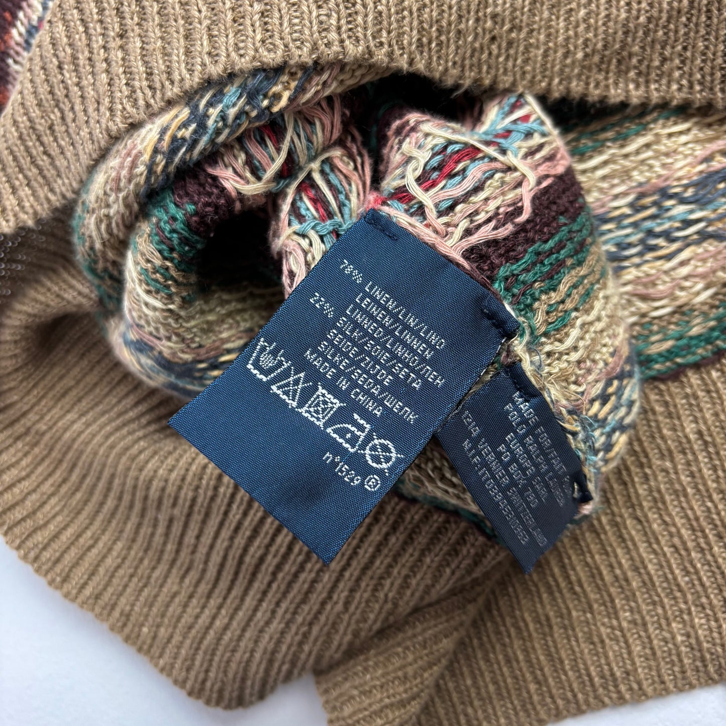 Polo Ralph Lauren Fairisle Jumper V-Neck Sweater (Silk Linen) - XXL