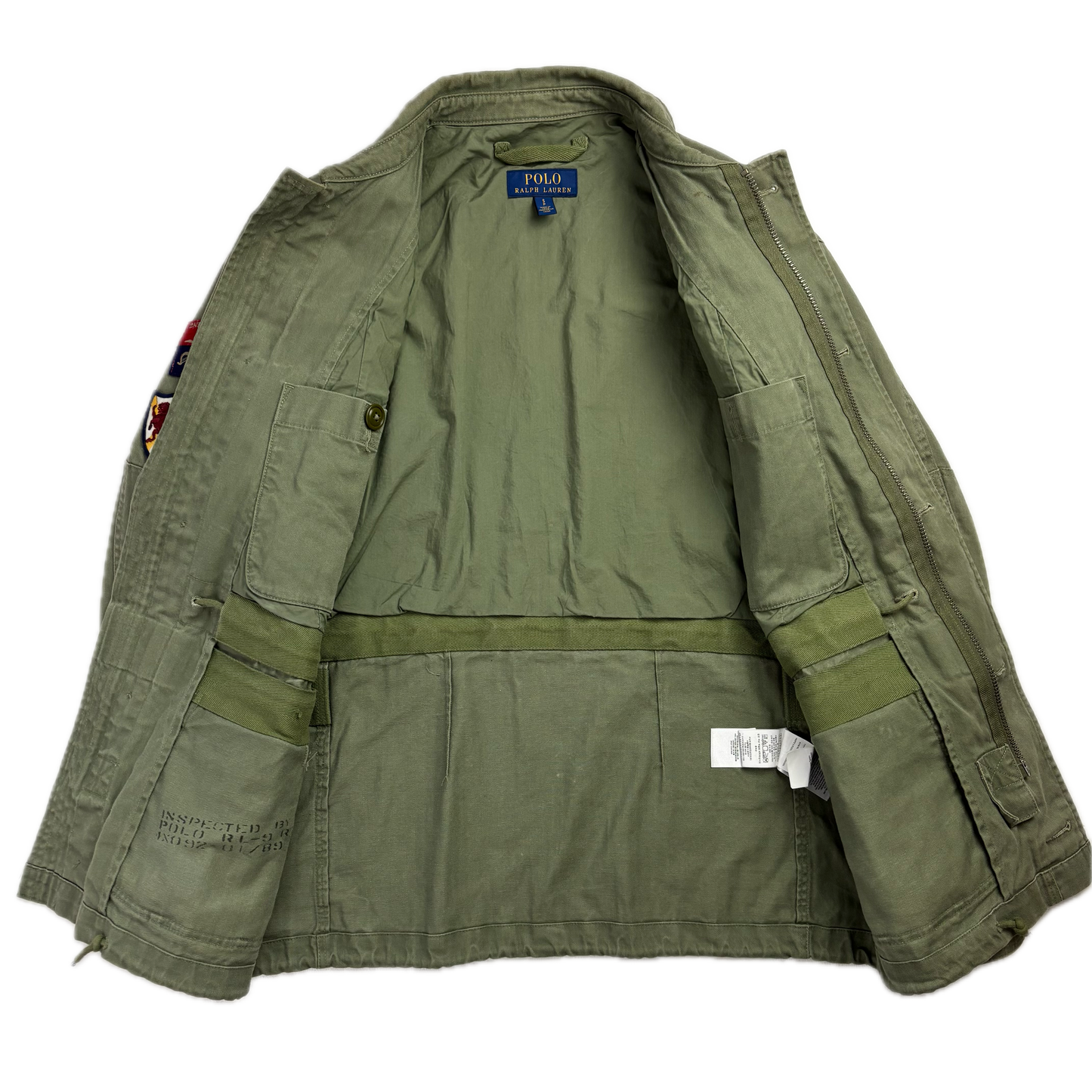 Polo Ralph Lauren SEC 21E Regiment Patches Military Parka Jacket - S