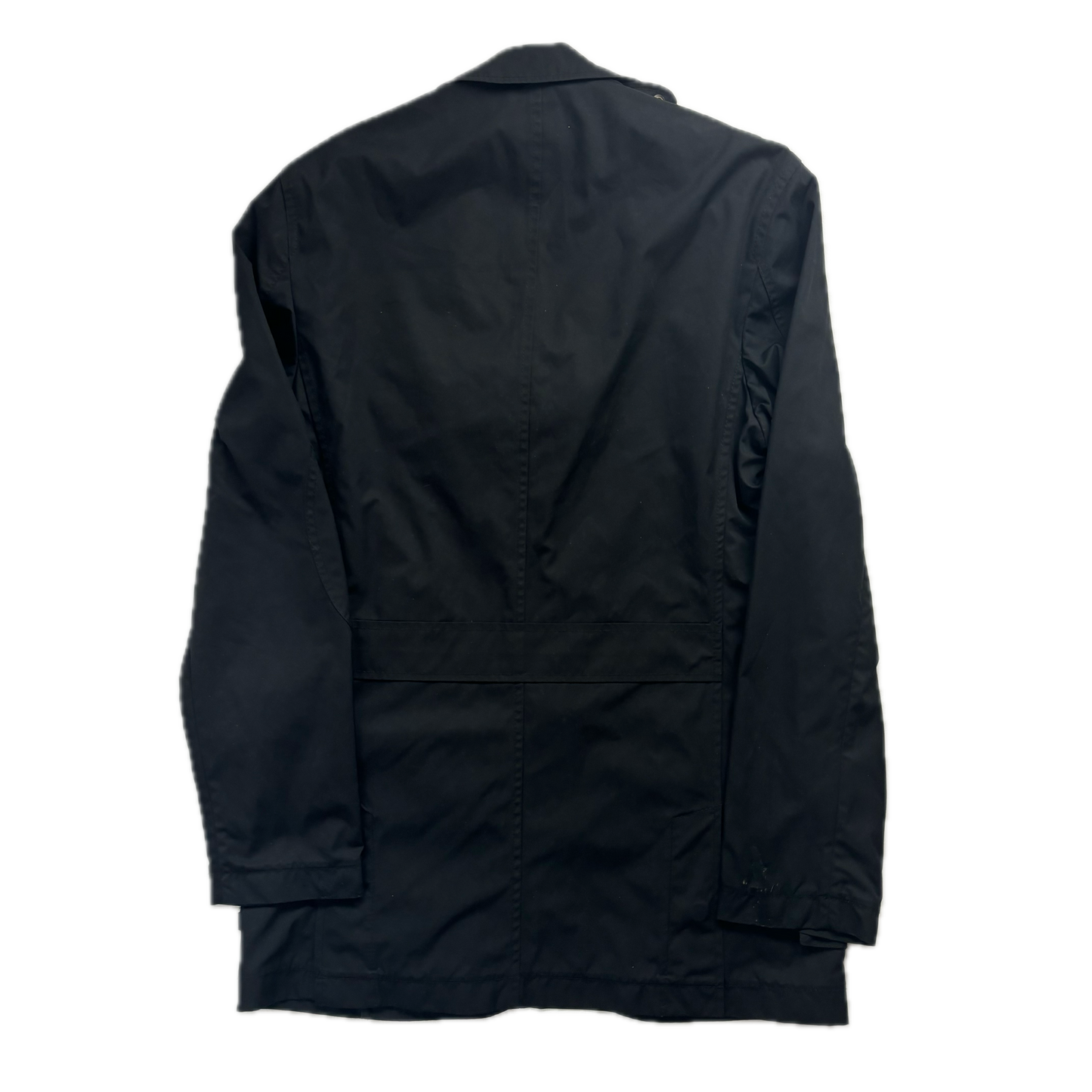 Black Utility Sports Coat Cargo Jacket - S