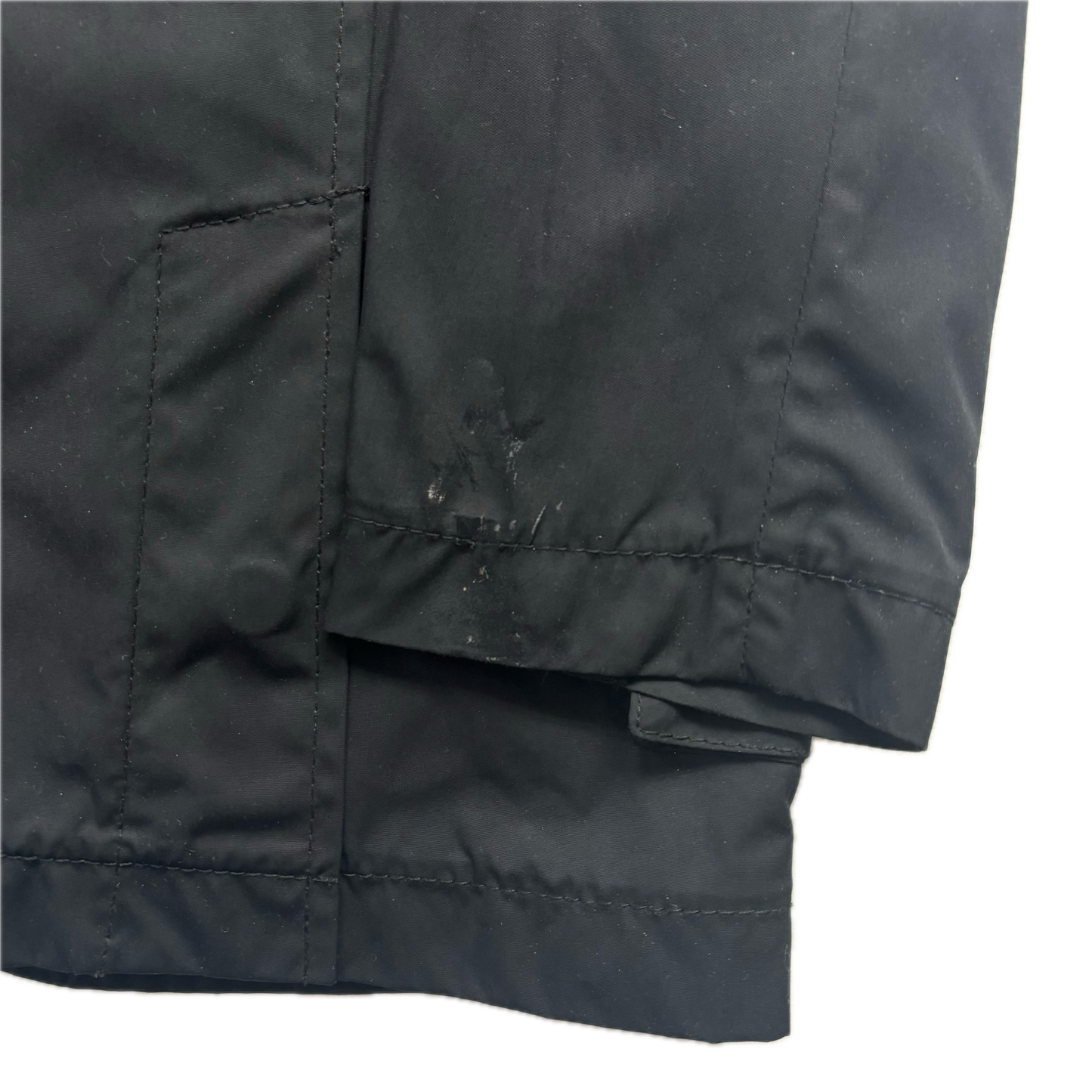 Black Utility Sports Coat Cargo Jacket - S